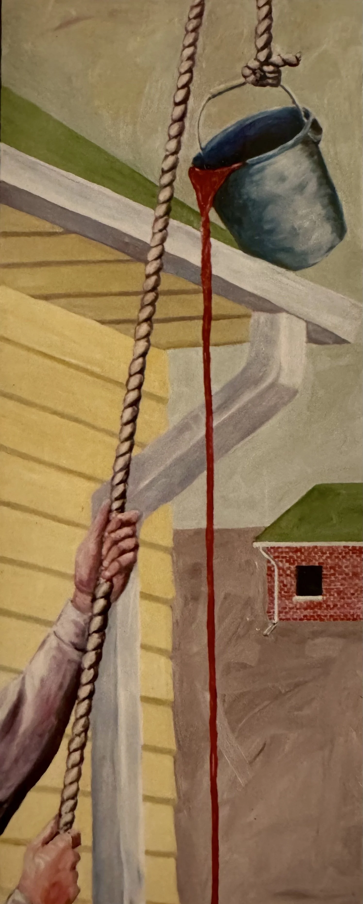 Denouement, 1996, Oil on Canvas, 61cm x 122cm