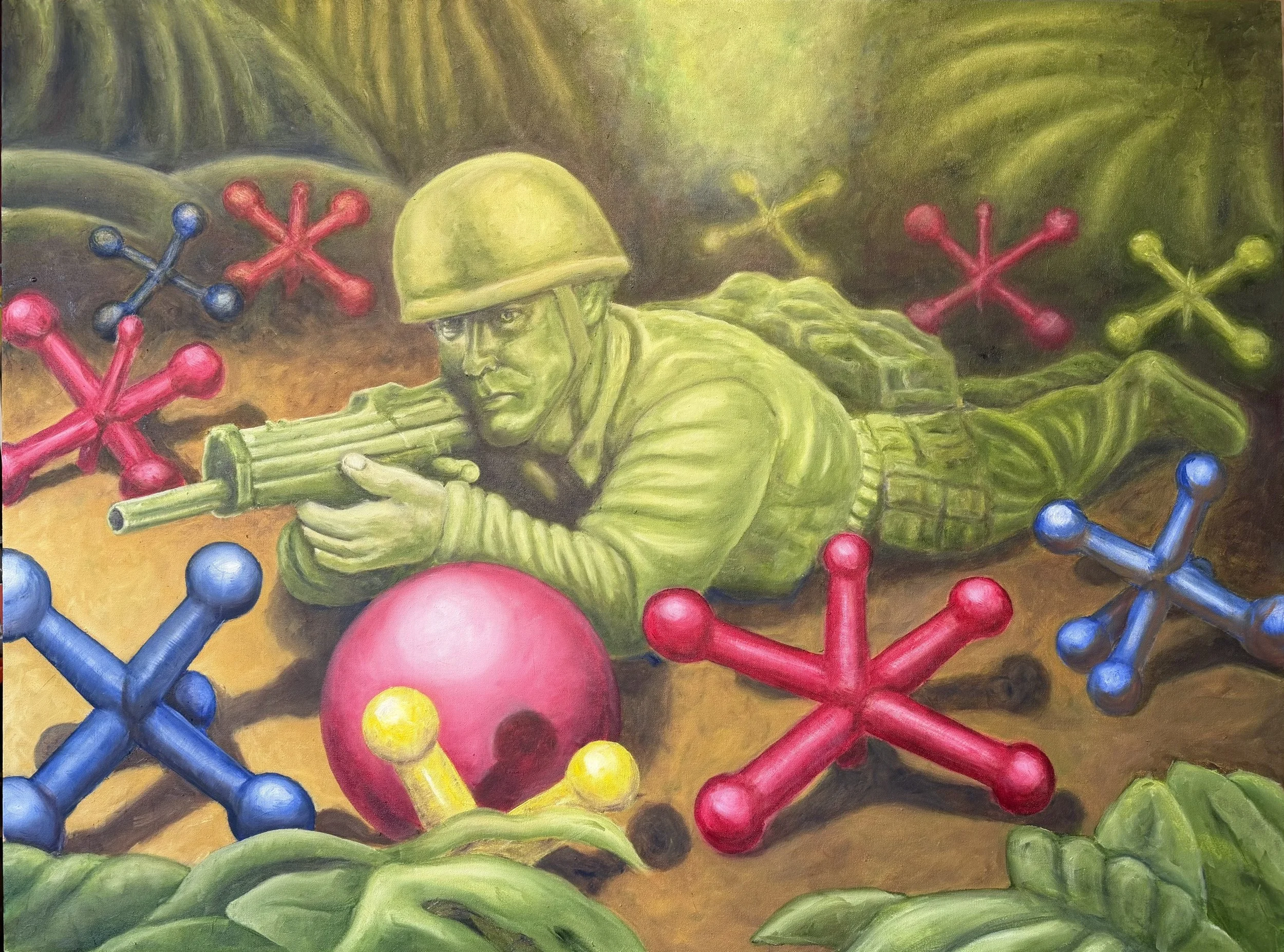 Play, 2026, Oil on Canvas, 122cm x 91.5cm