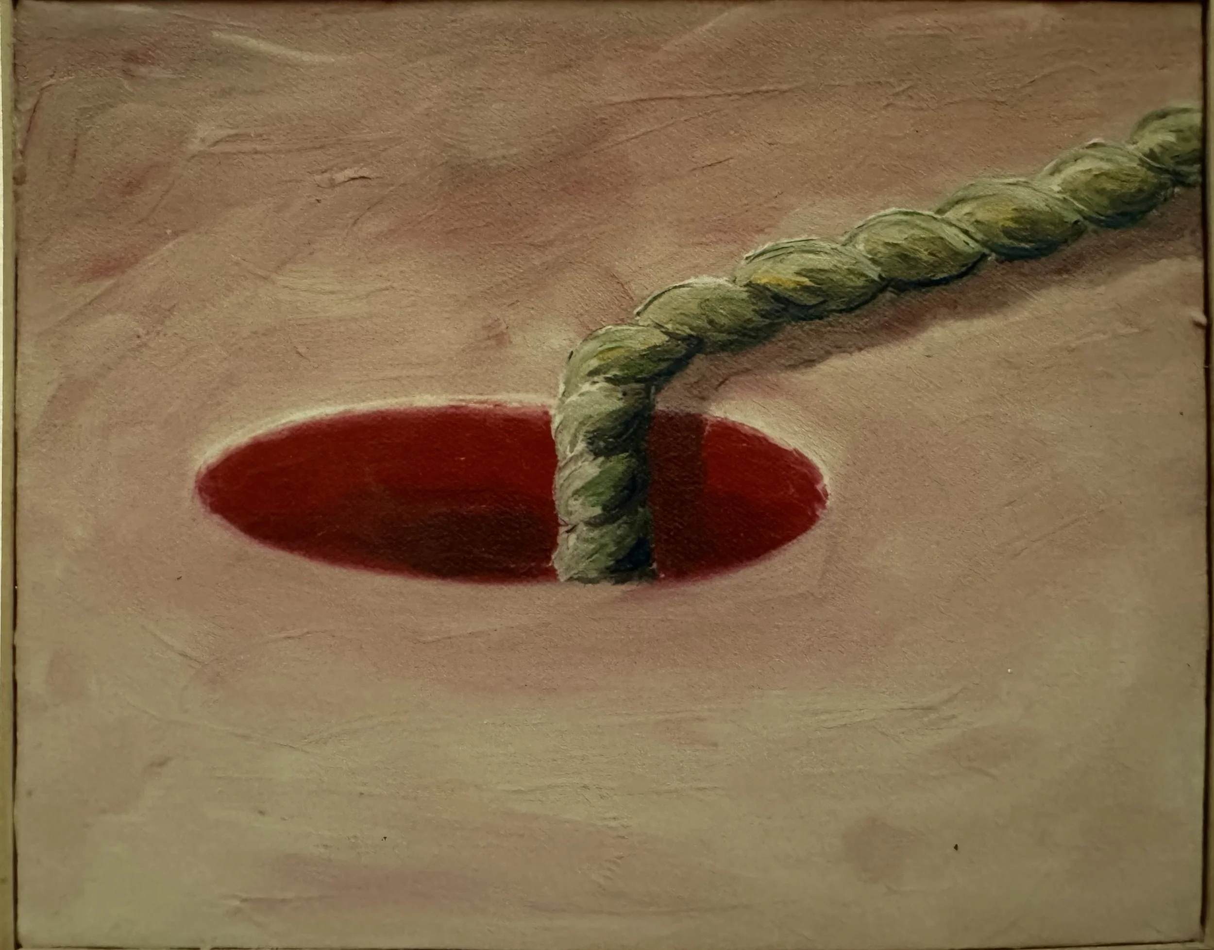 Fool's Frontier, 1996, Oil on Canvas, 35.5cm x 28cm