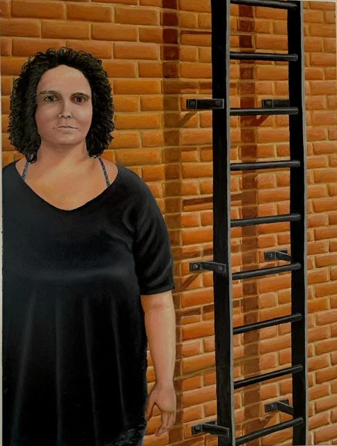 Hero in the Shadows, 2018, Oil on Canvas, 91.5cm x 122cm