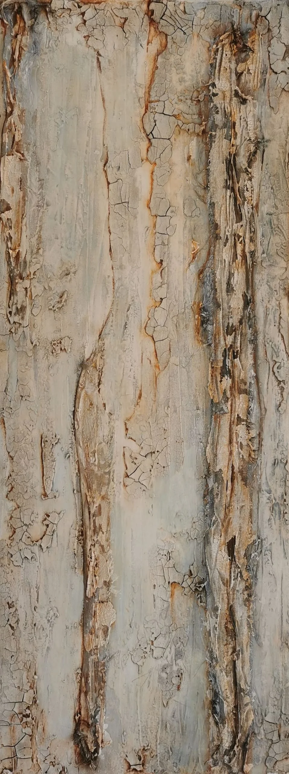 Abstract painting exploring texture and memory by Shelly Cook