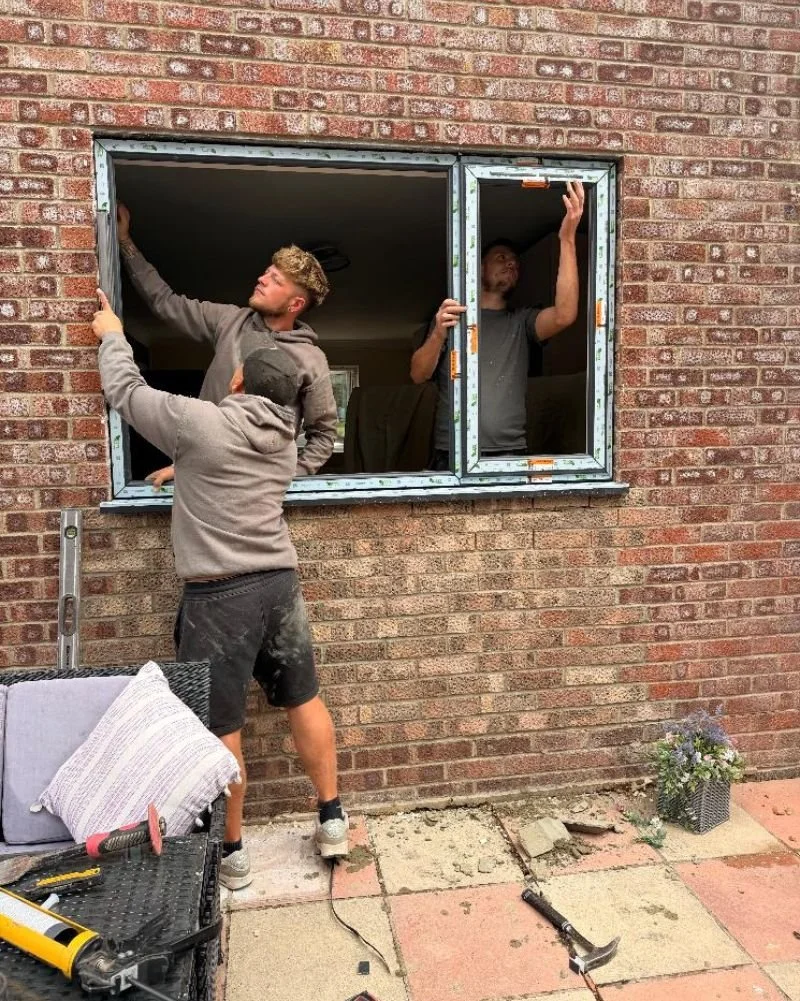 UPVC Window Fitting in House in Weymouth