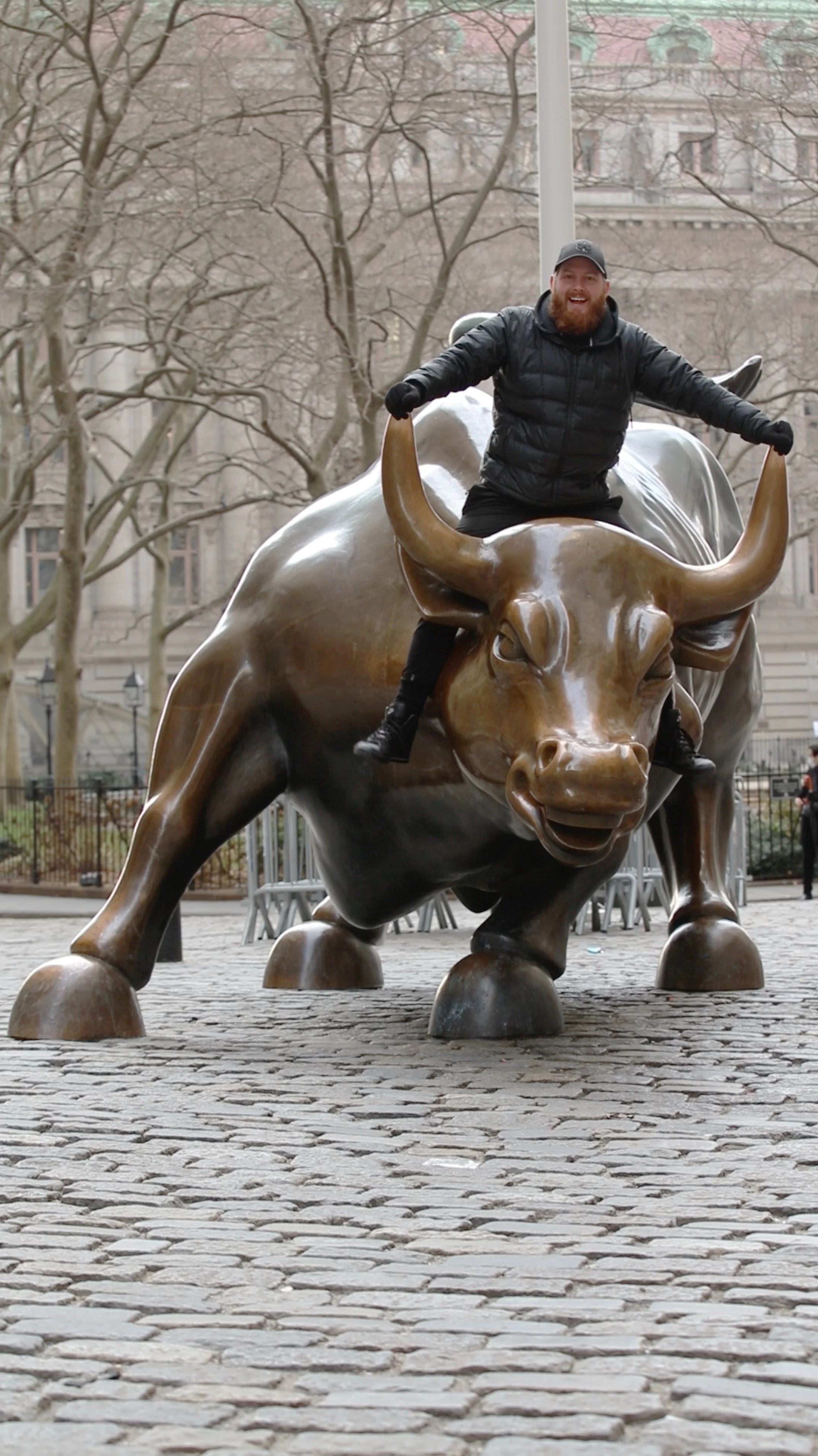 Andrew Henkelman grabbing life in NYC by the horns.