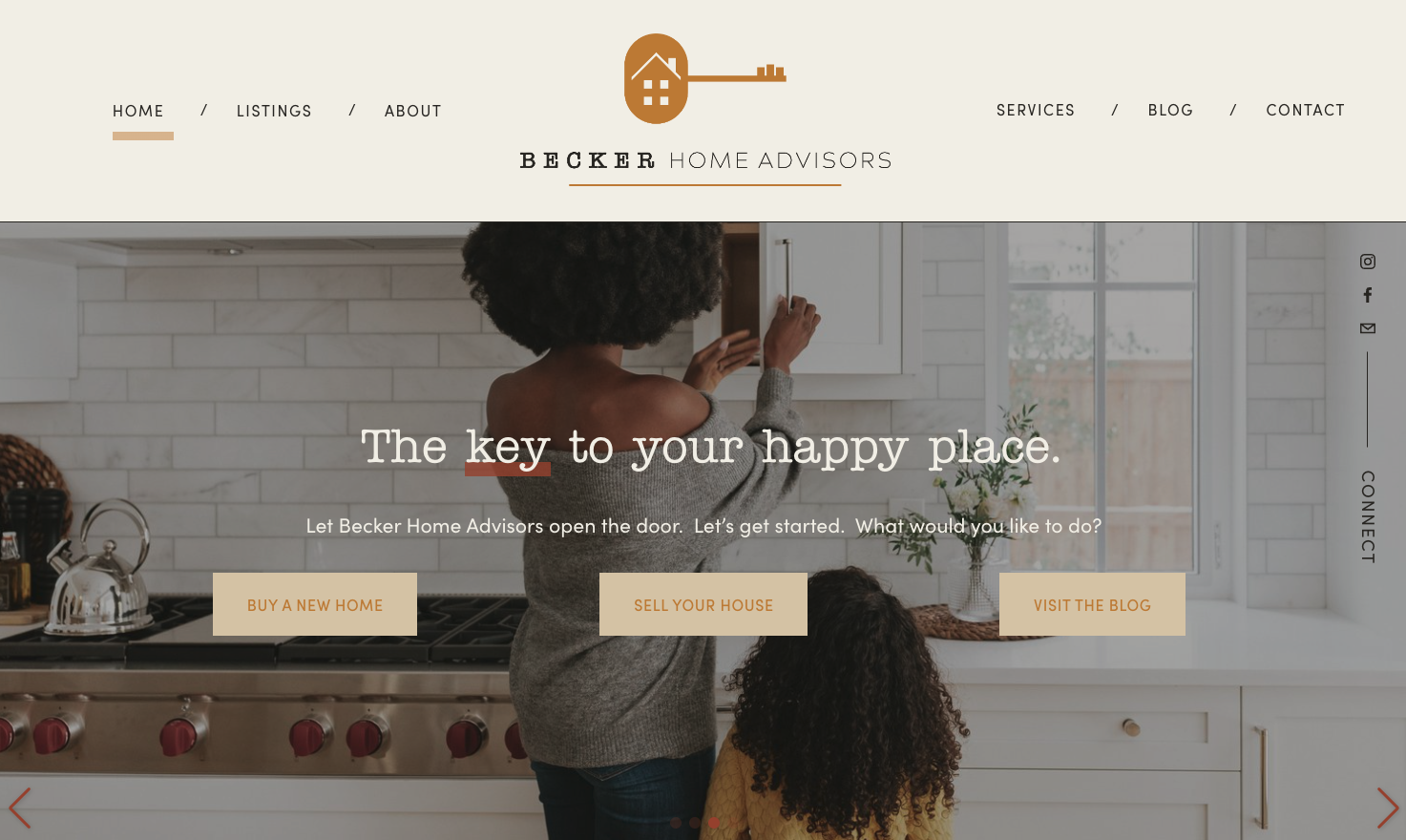  Homepage Banners •  An automated carousel of hero images scroll to showcase diversity of home environments, while keeping the brand tagline and 3 main exploratory pathways front and center.