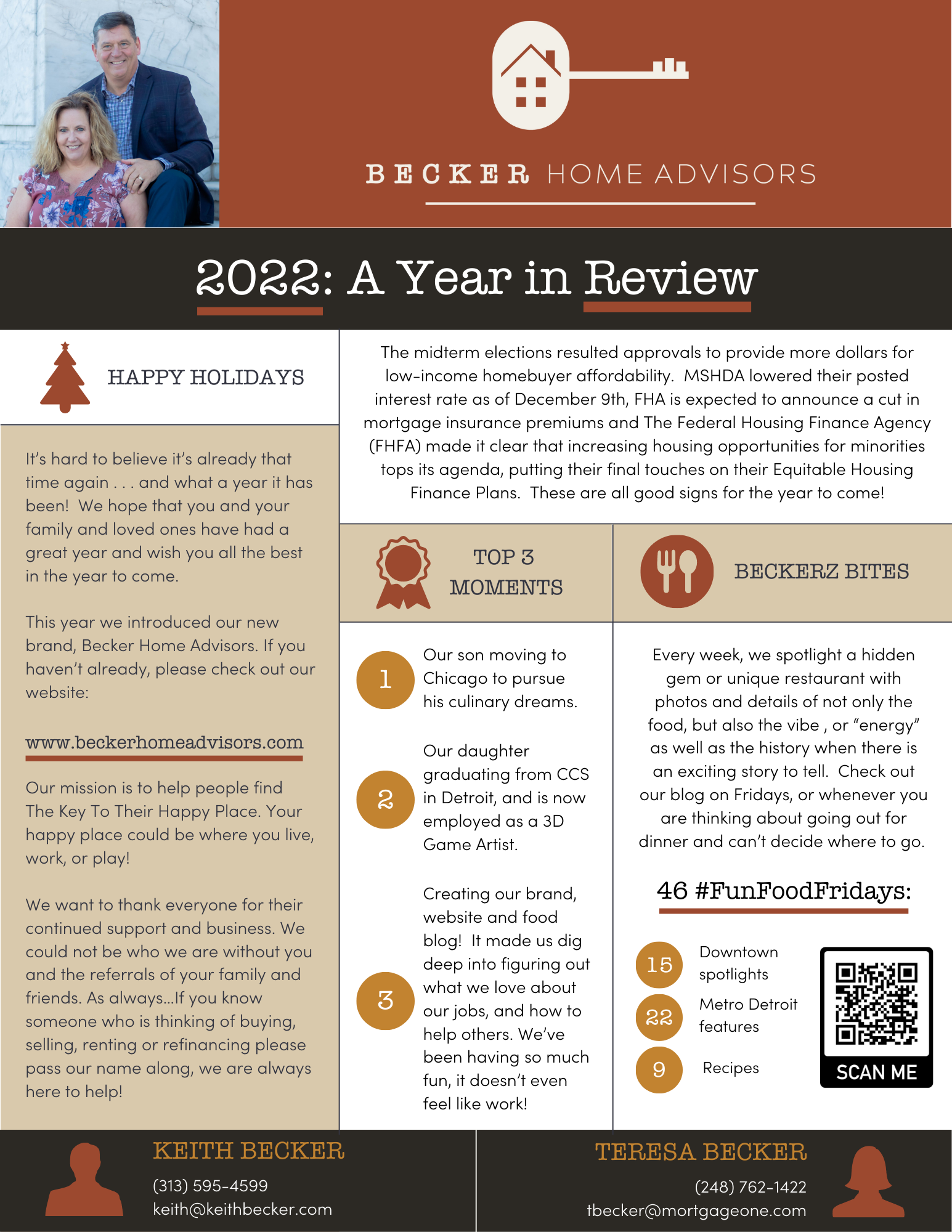 End of Year Mailer Newsletter
