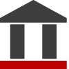 Grey and red Local Authorities Icon