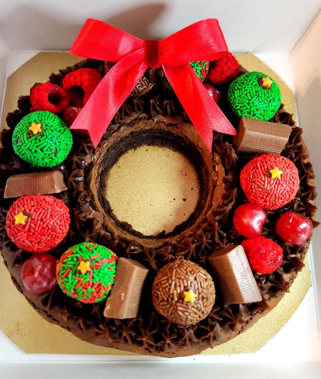 Brownie Wreath
