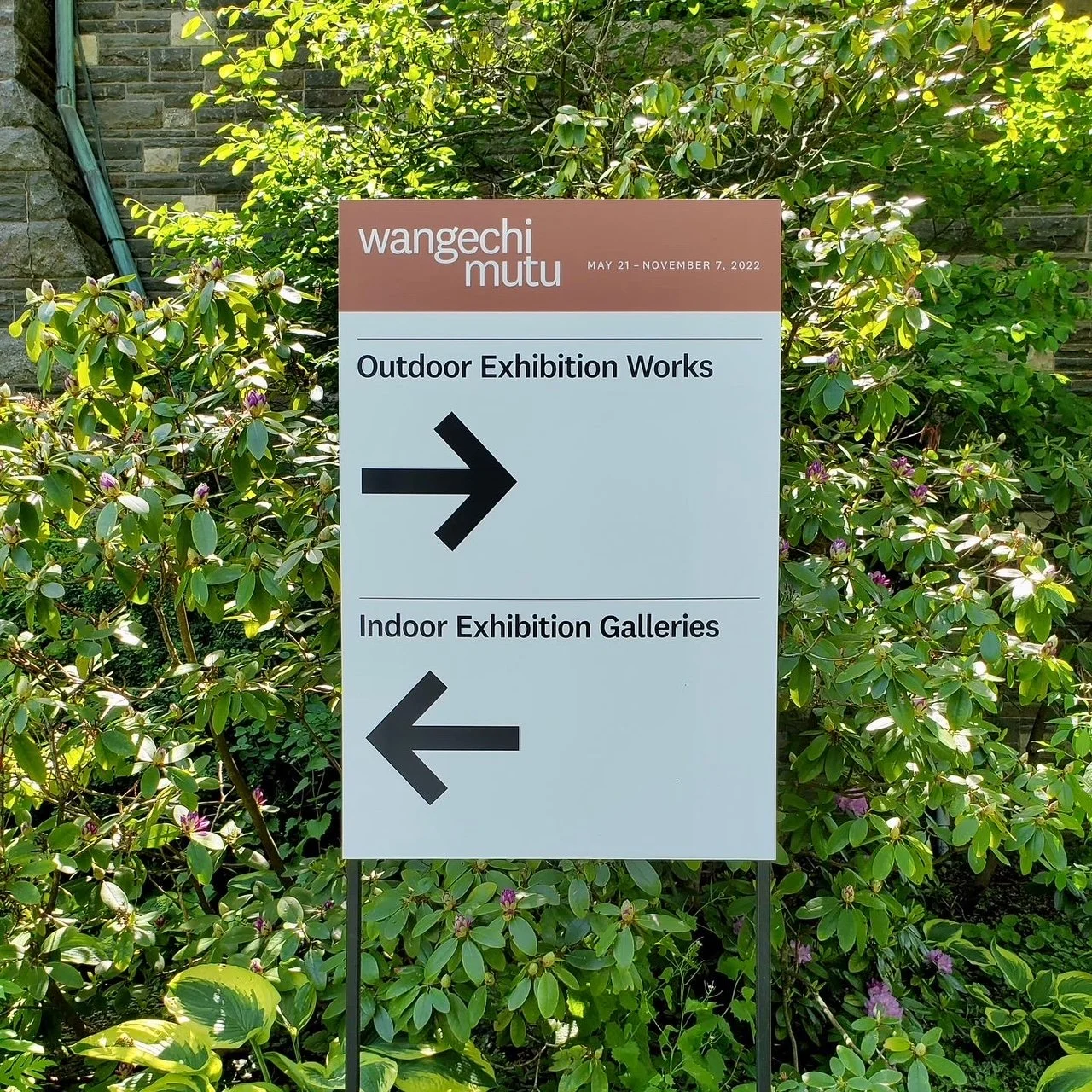 Outside Directional Sign