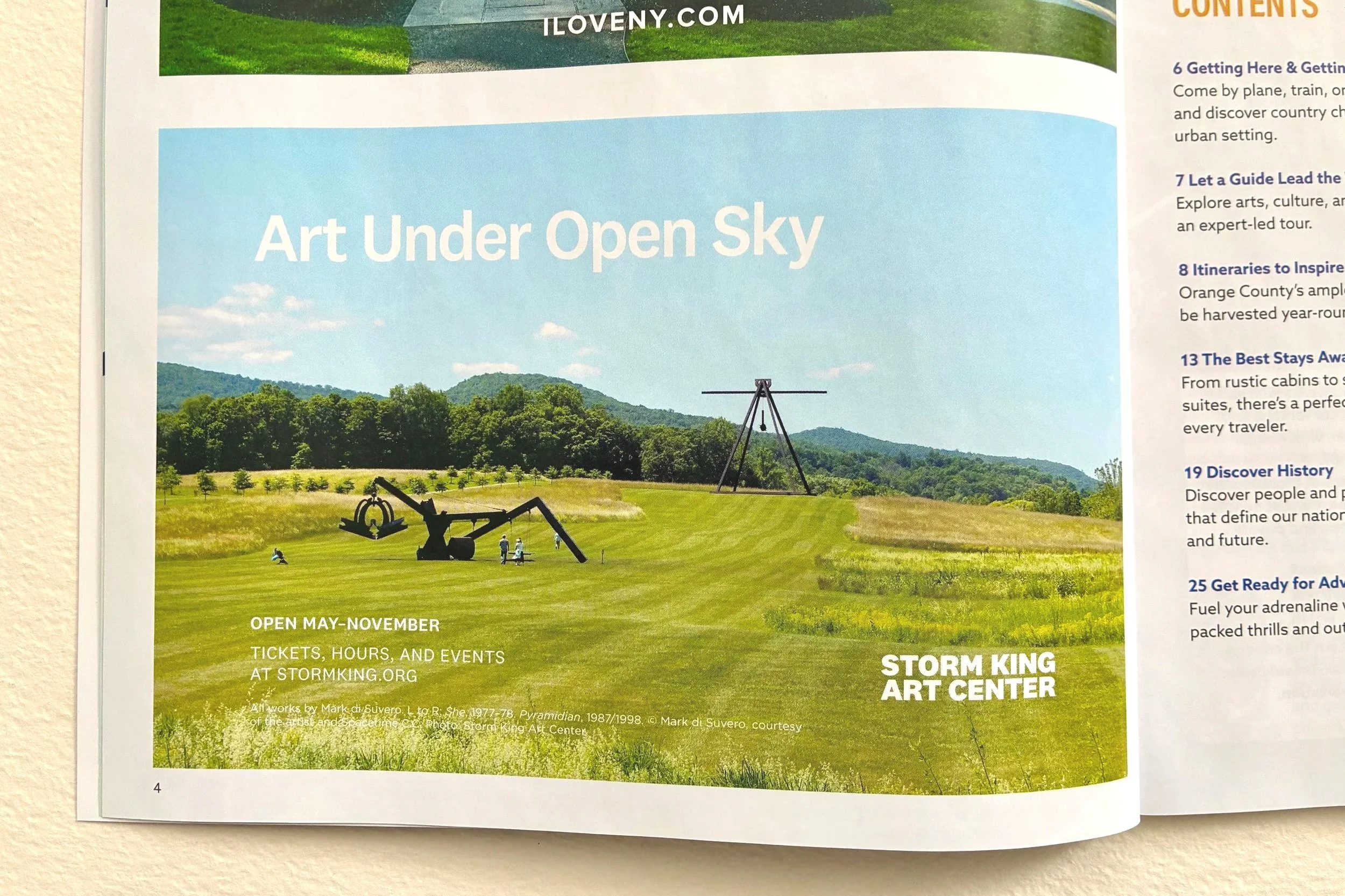 Storm King Art Center / Magazine Ad
