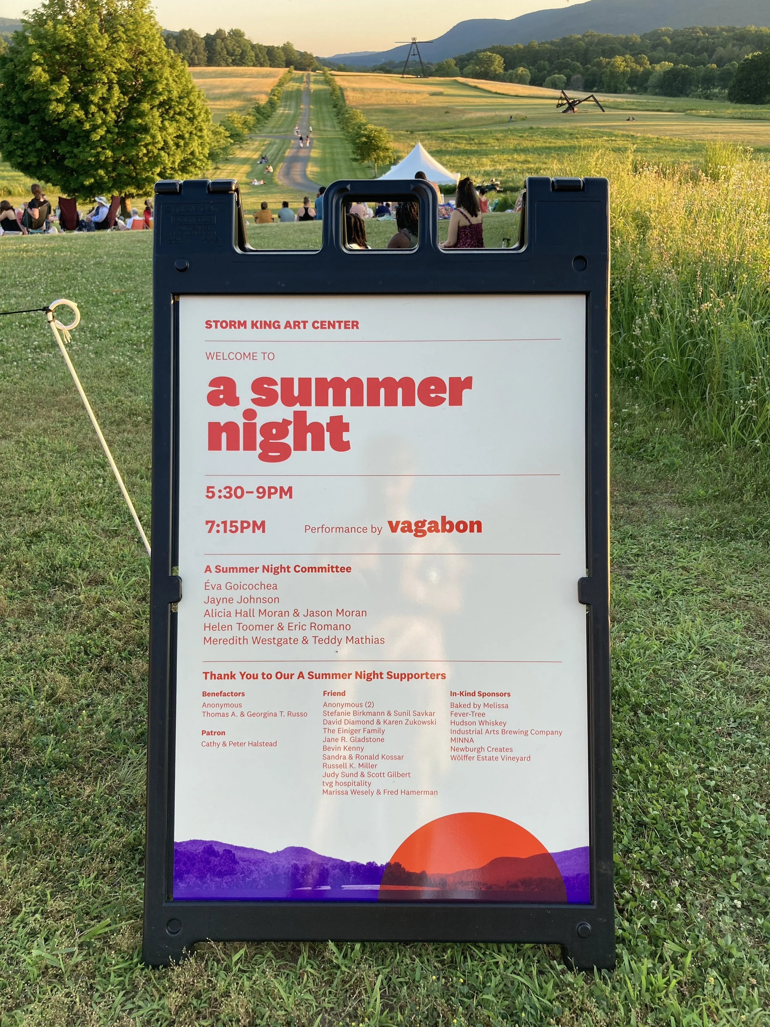 2022 A Summer Night Sign / Event Branding