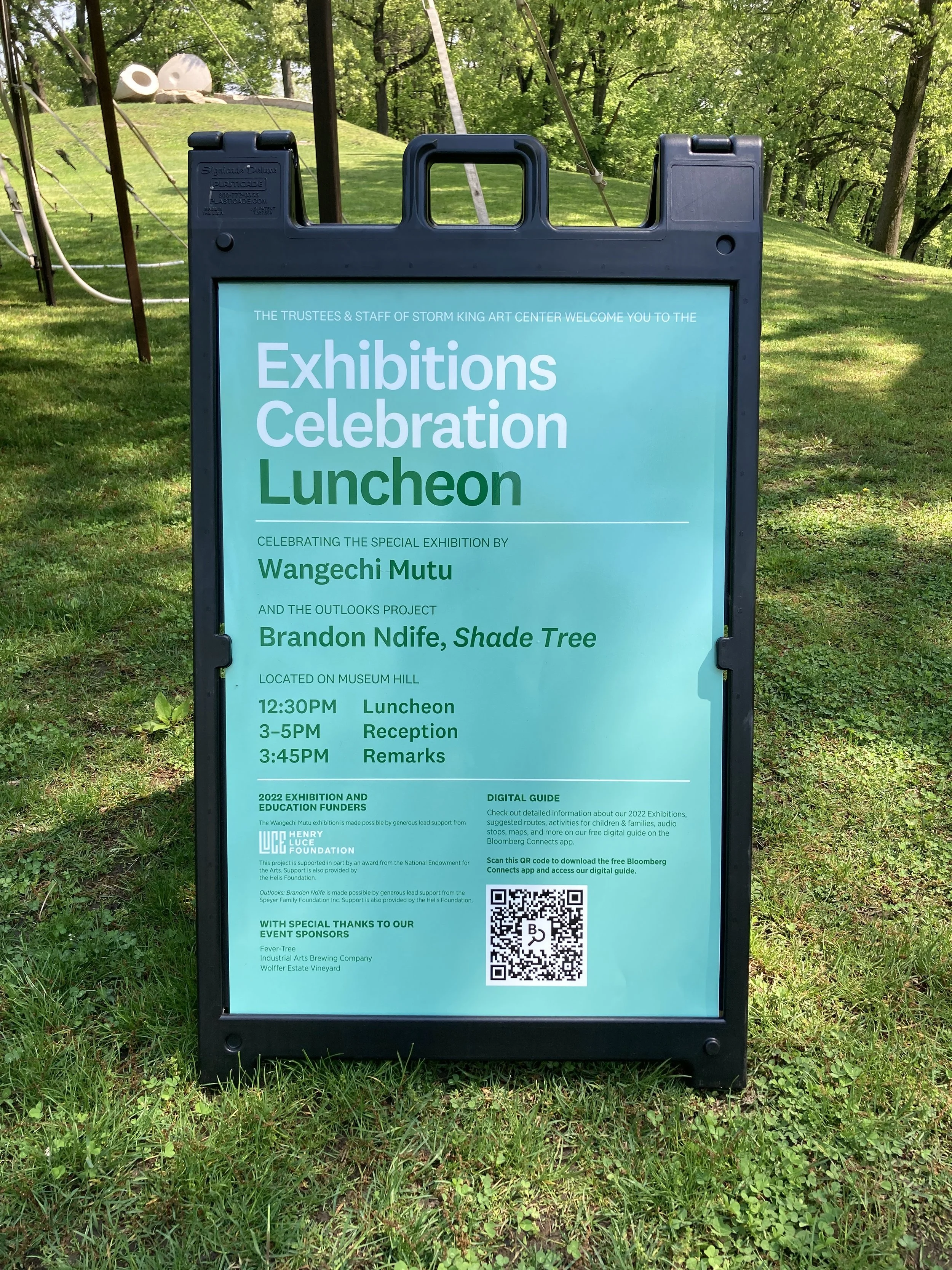 2022 Exhibitions Celebration Luncheon Sign