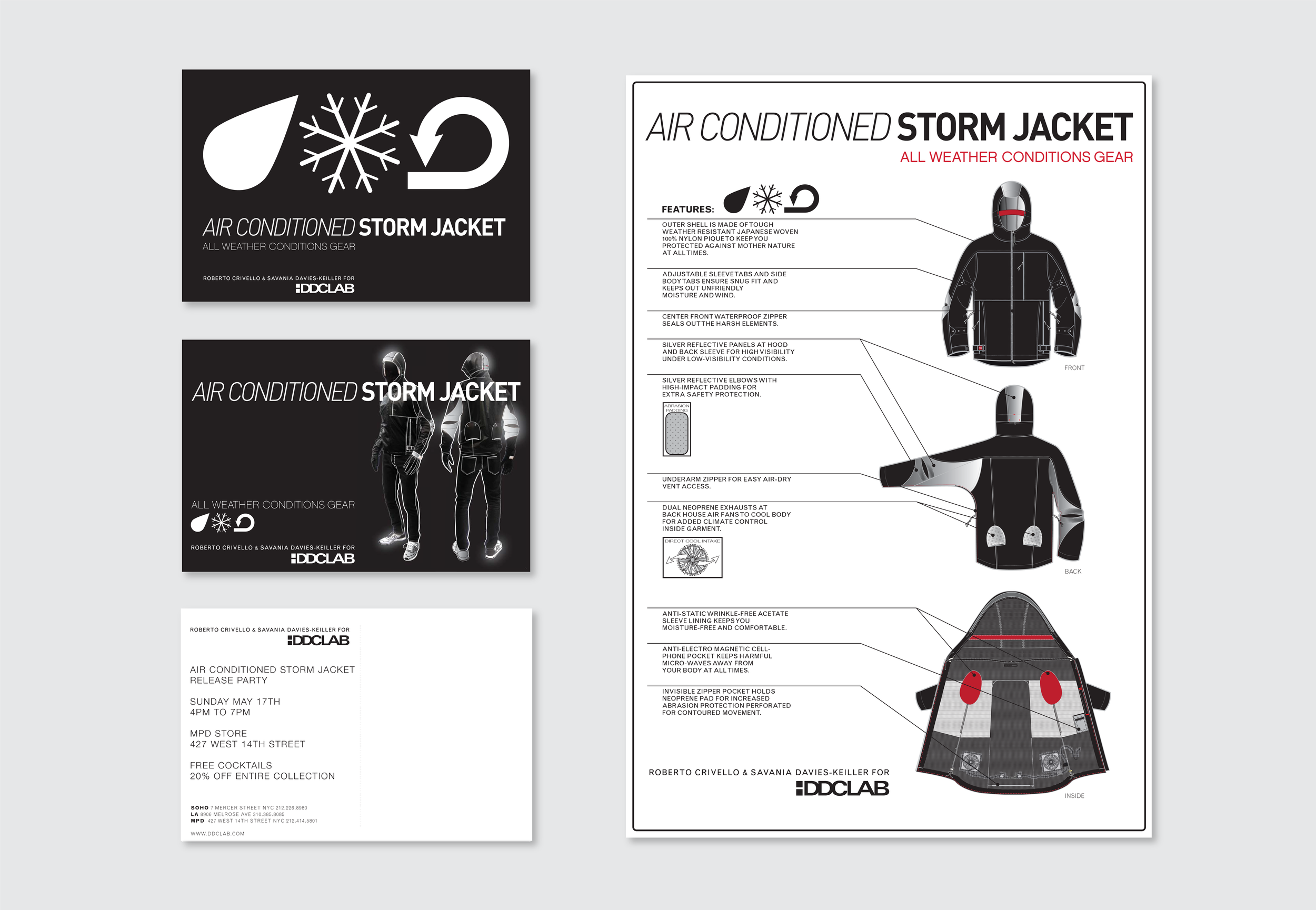 Storm Jacket Promo Card / Poster
