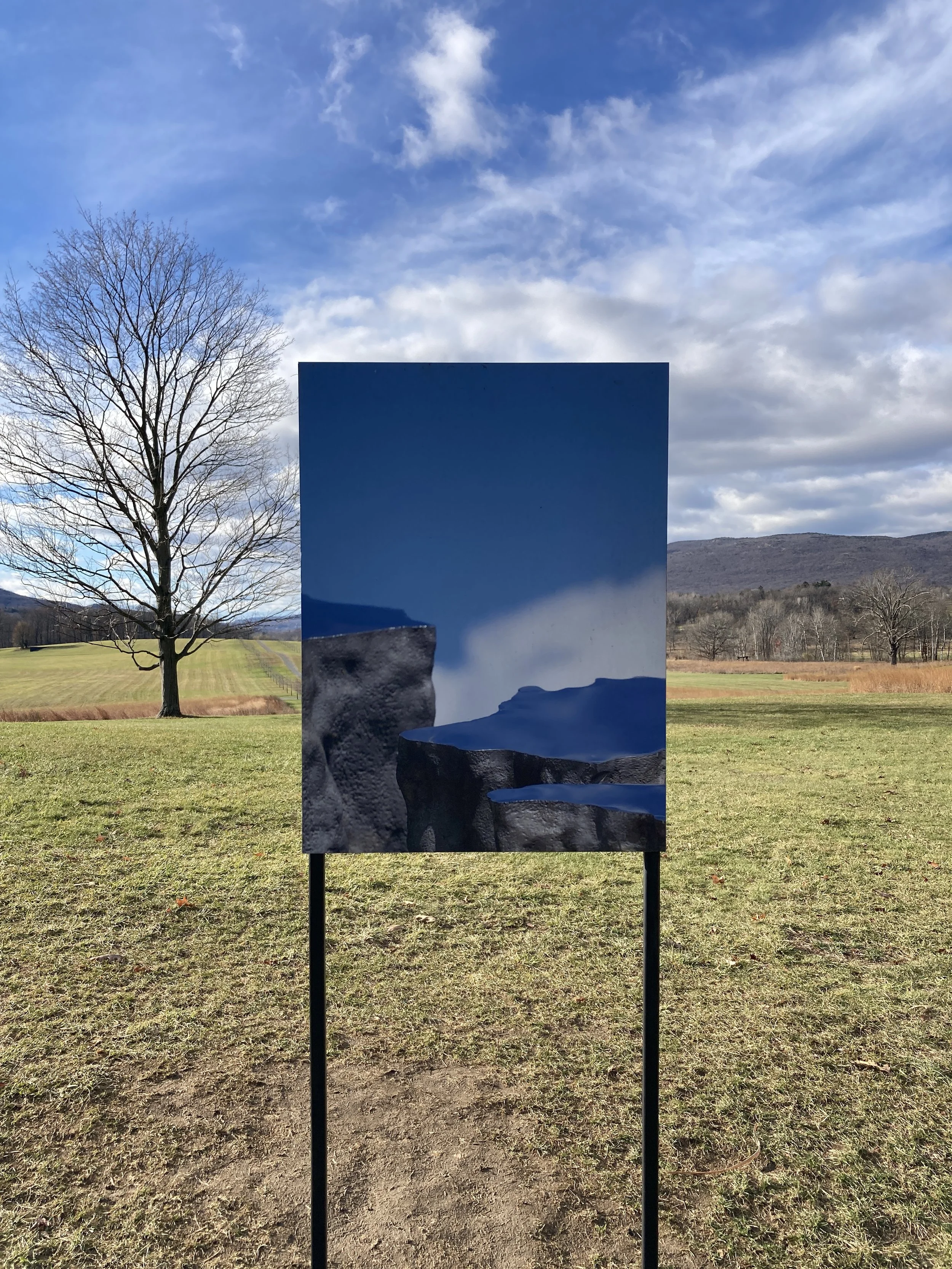 Sarah Sze 'Fallen Sky' Sign Reverse