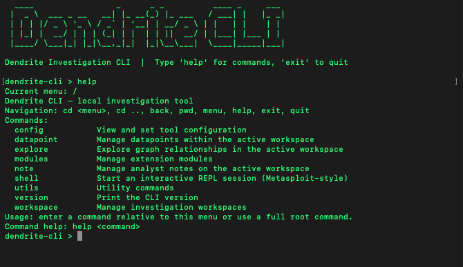 The Dendrite CLI Utility