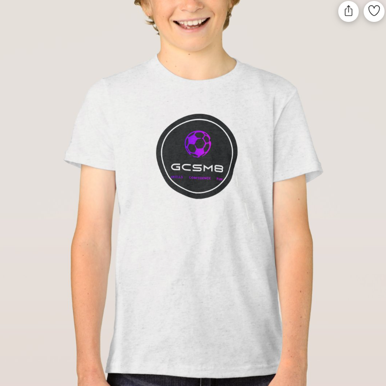 Unisex Youth Tri-Blend T-Shirt - White Fleck