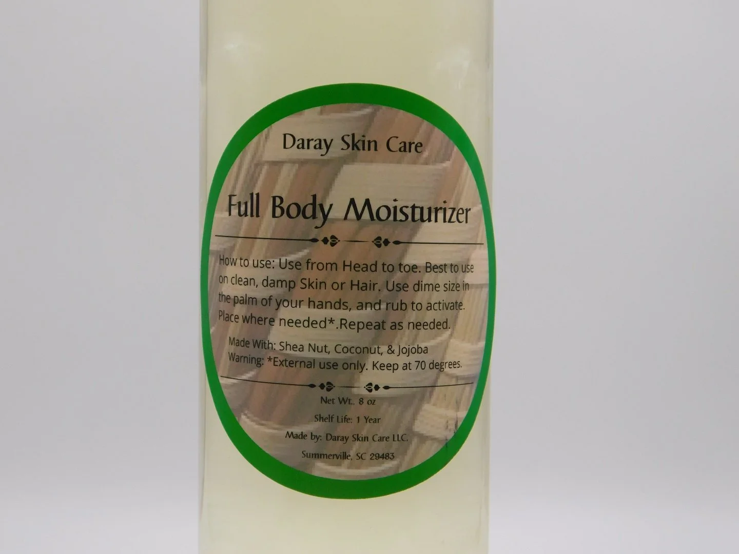 8 oz Liquid Full Body Moisturizer