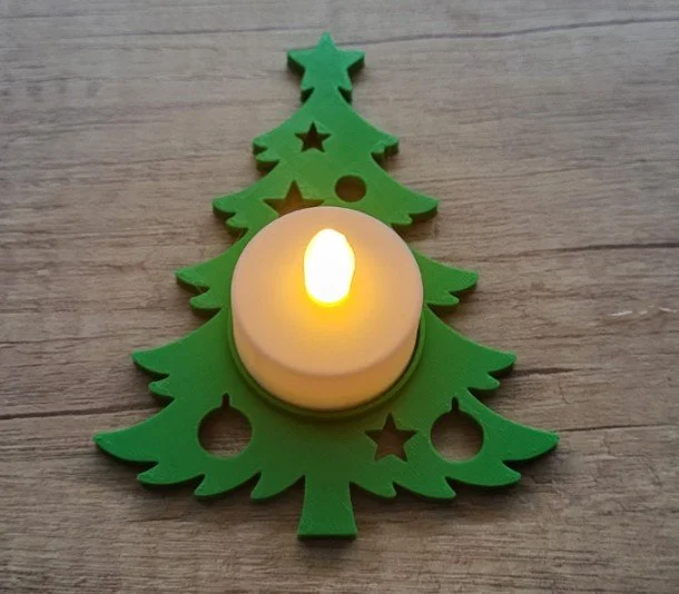 Christmas Tree Tealight Holder