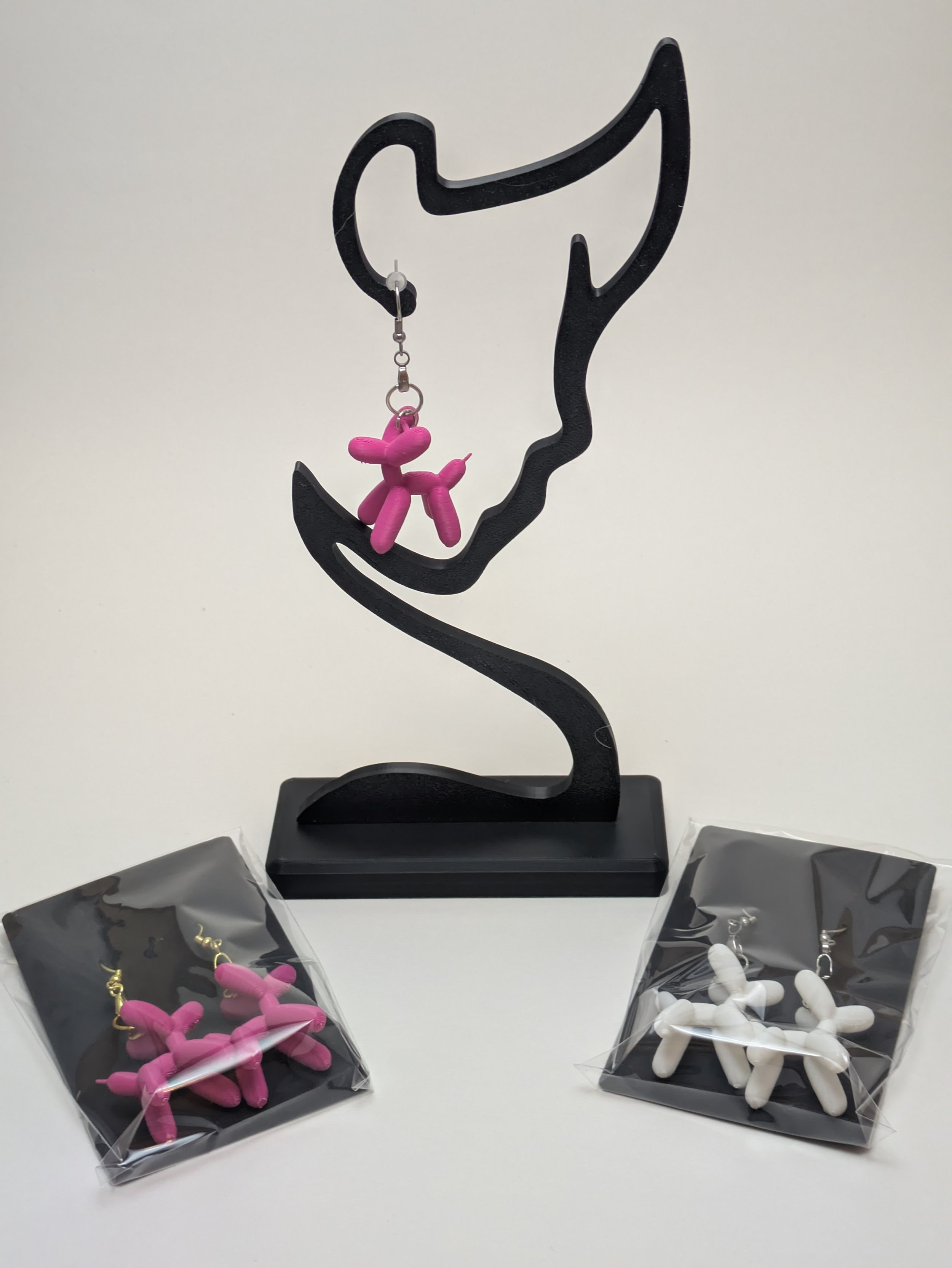 Balloon Dog Earrings