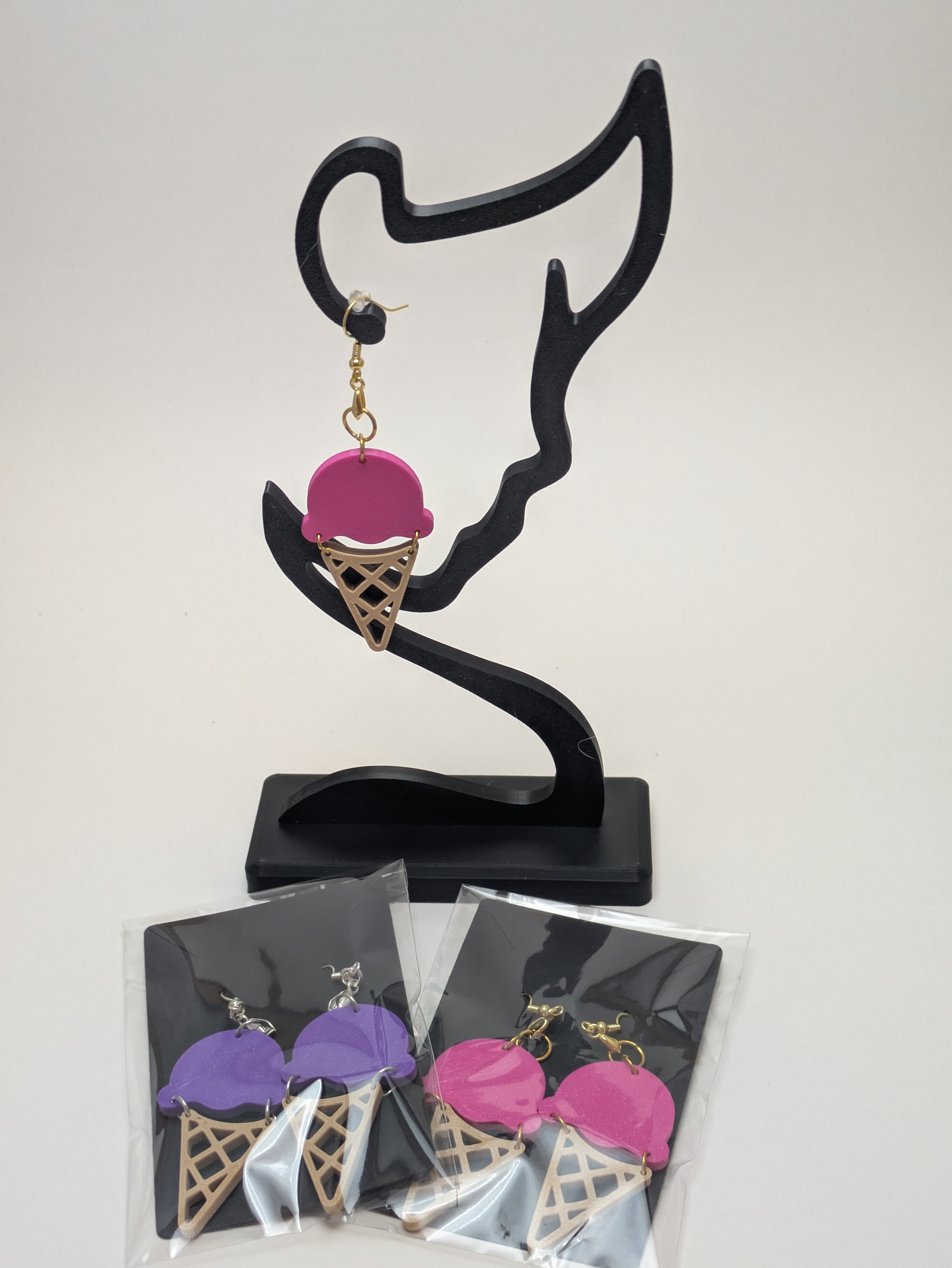 Waffle Cone Earrings