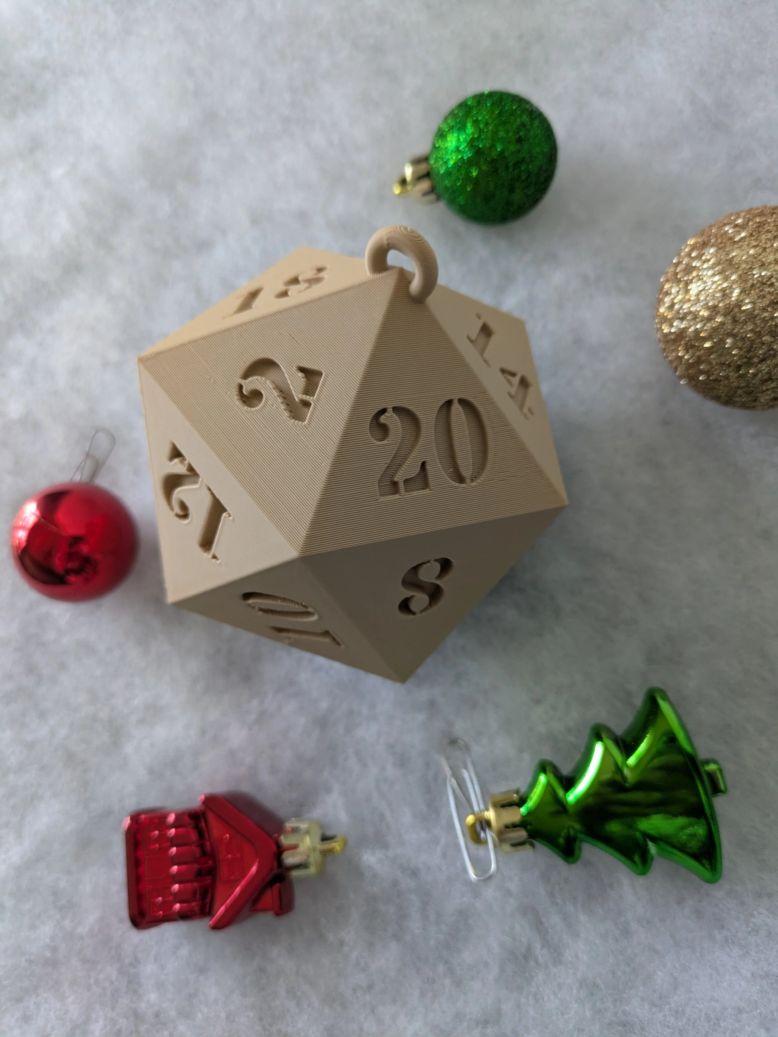 D20 Tealight Ornament
