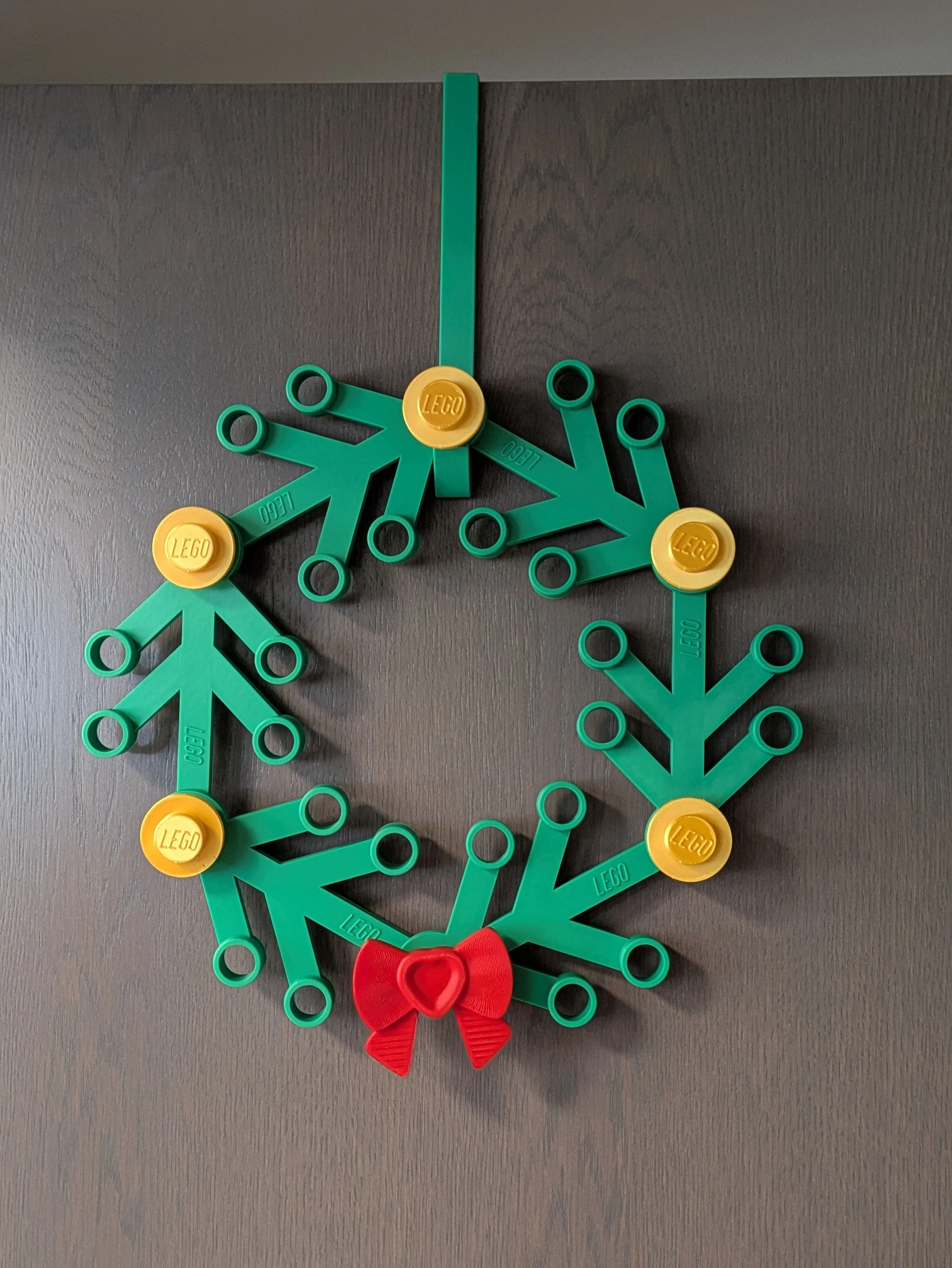 Lego Style Wreath