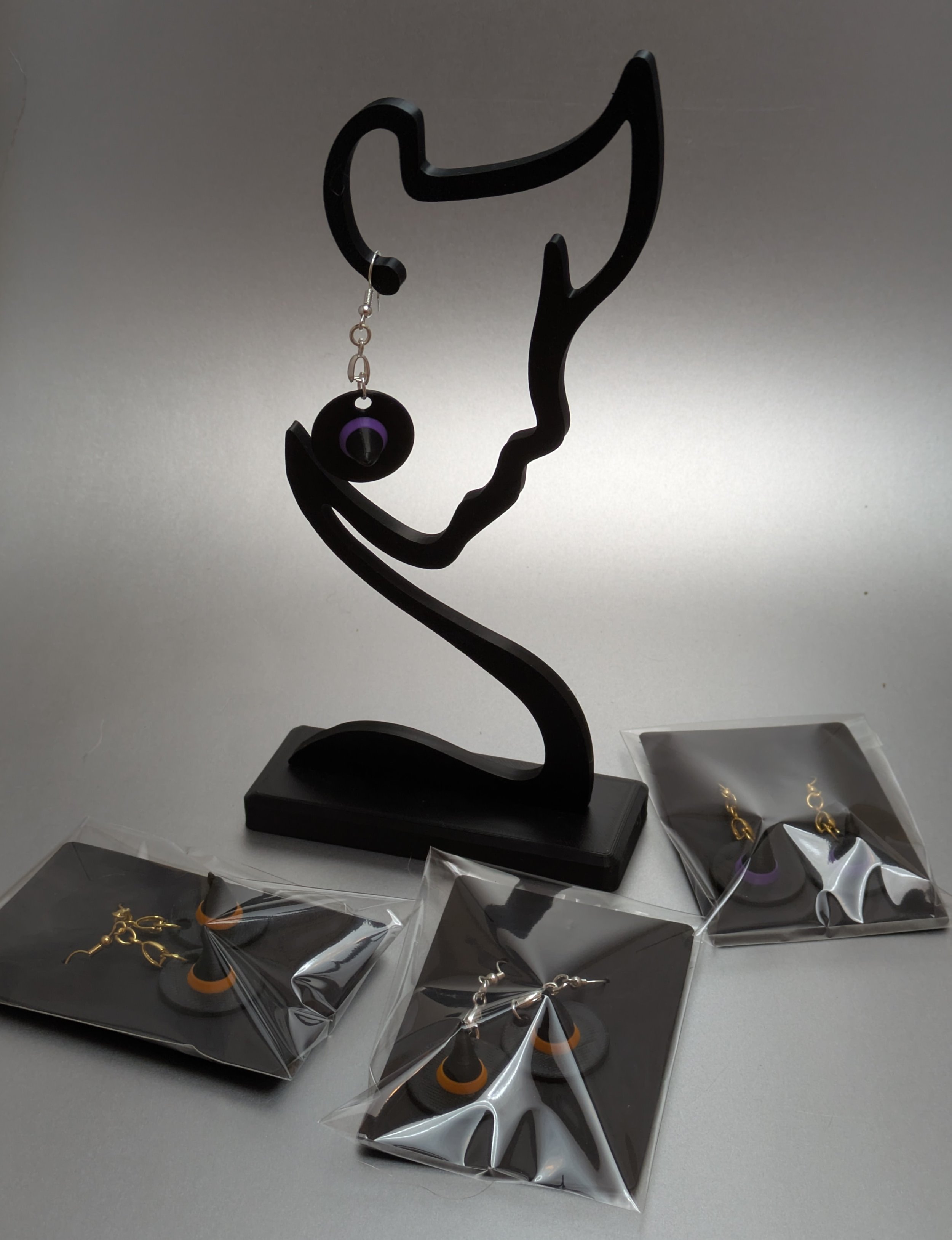 Witch Hat Earrings