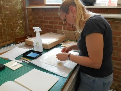 Current exhibition in the Venerable Magdalen Taylor Heritage Room, Brentford