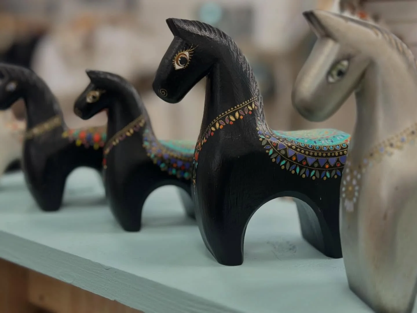 Hand carved and painted-indigenous made