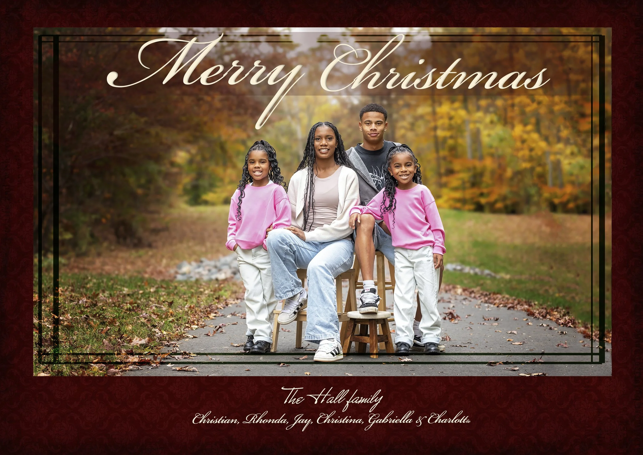 A Christmas Card Session Filled With Personality, Tradition, and a Little Nostalgia