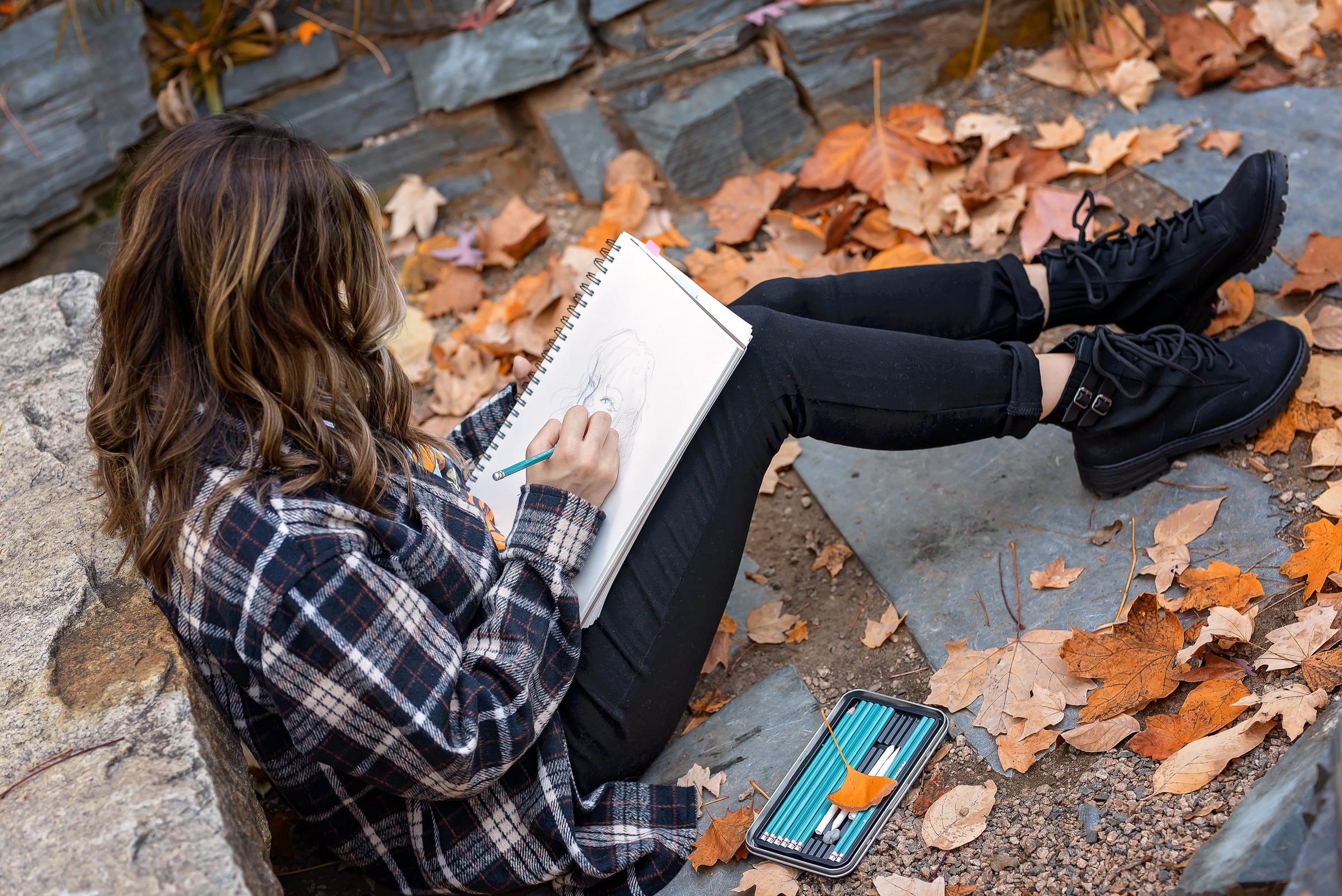 sunee-red-bridge-senior-photos-uncc-gardens-11