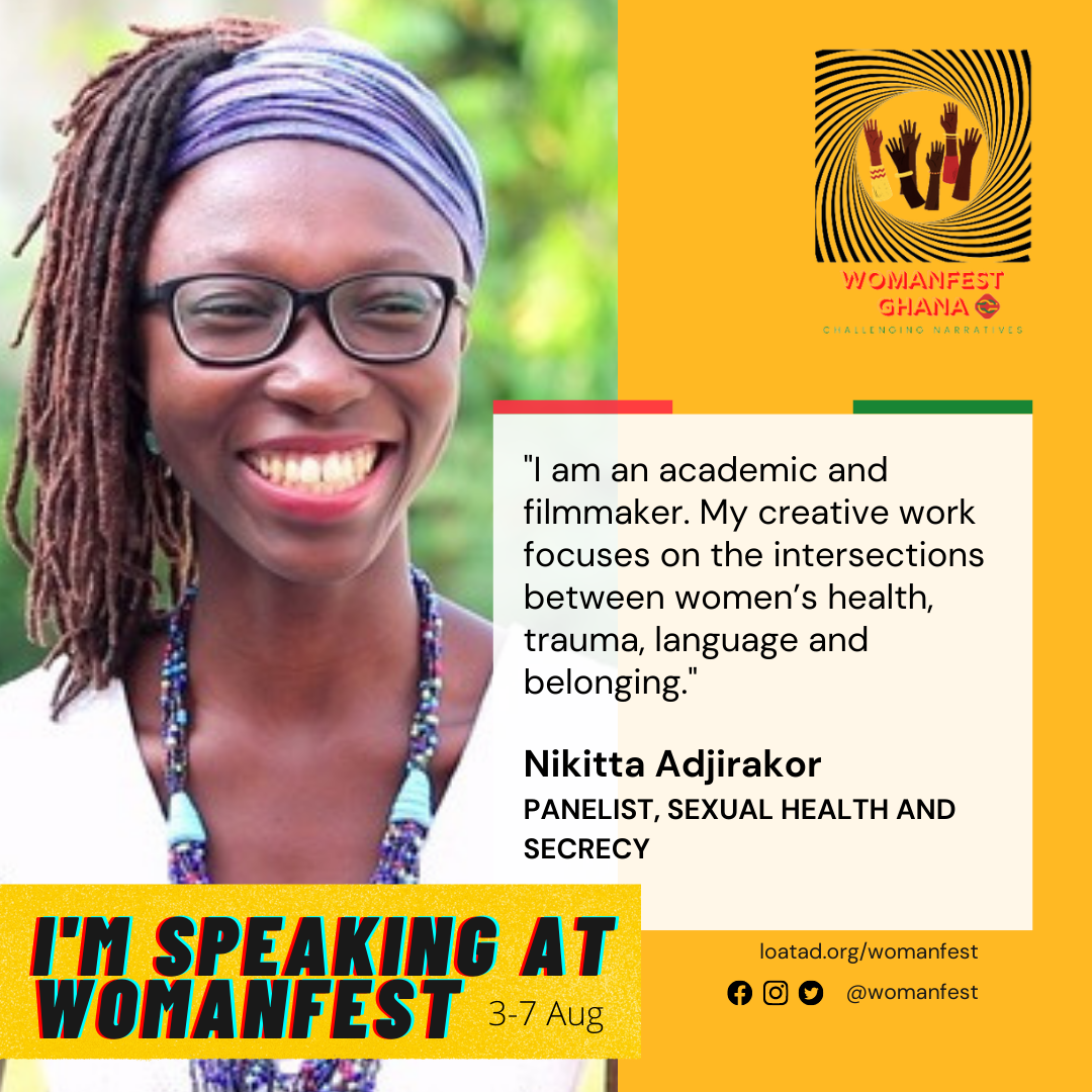 Film screening and discussion at Womanfest Ghana