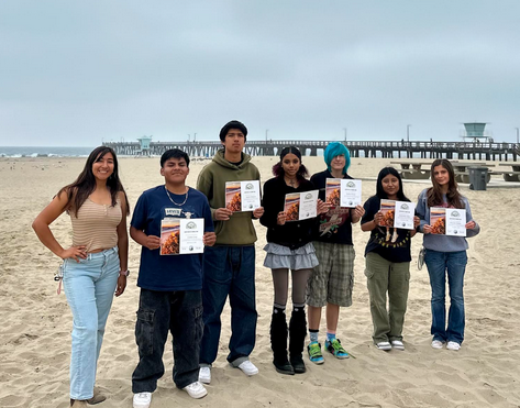Oxnard Youth Council members at Ormond Beach