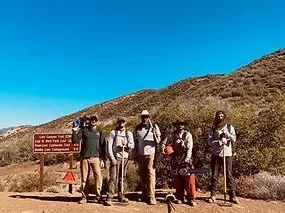Thomas Fire trail restoration, Los Padres National Forest