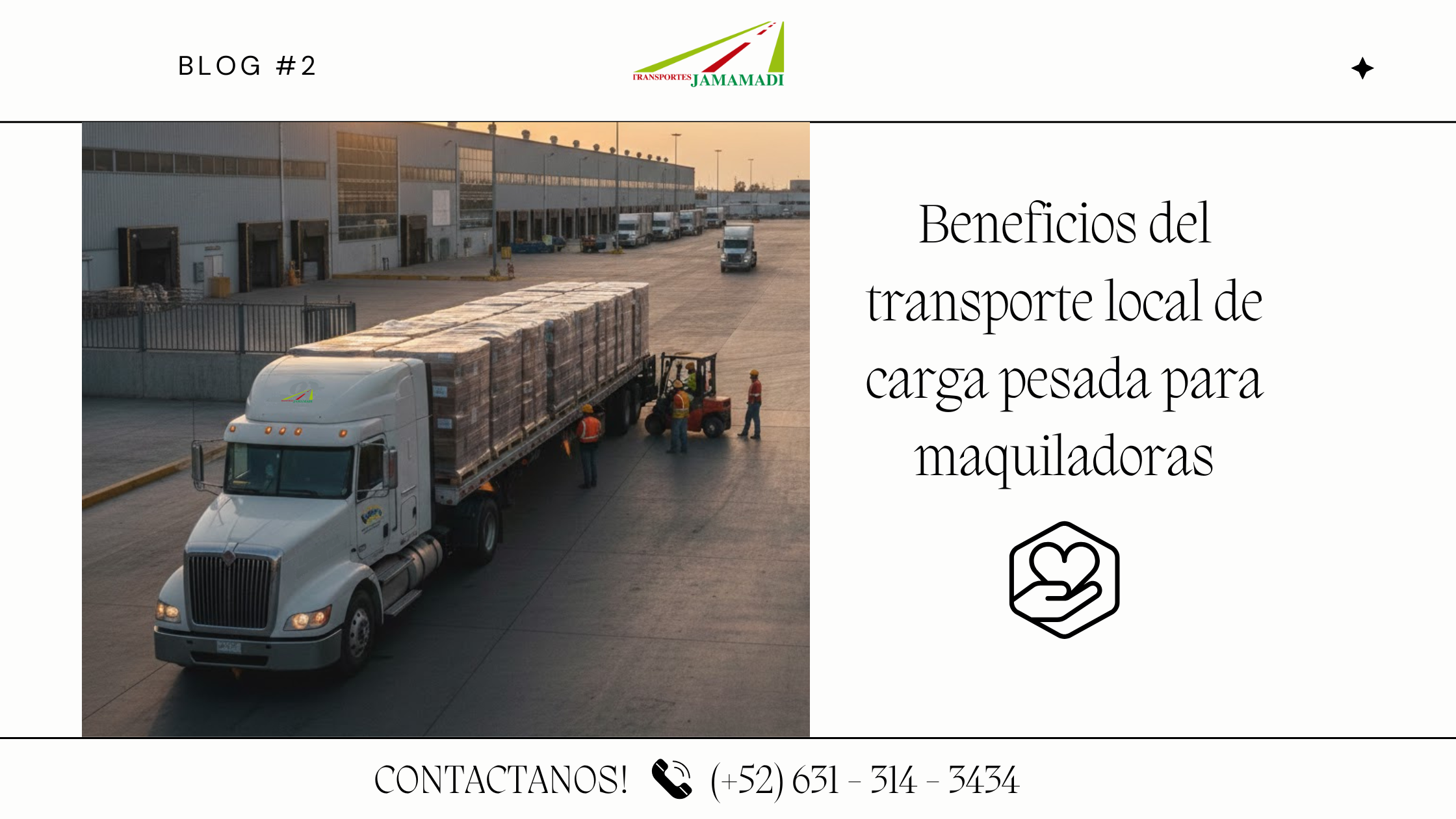 Beneficios de contratar transporte local de carga pesada para maquiladoras