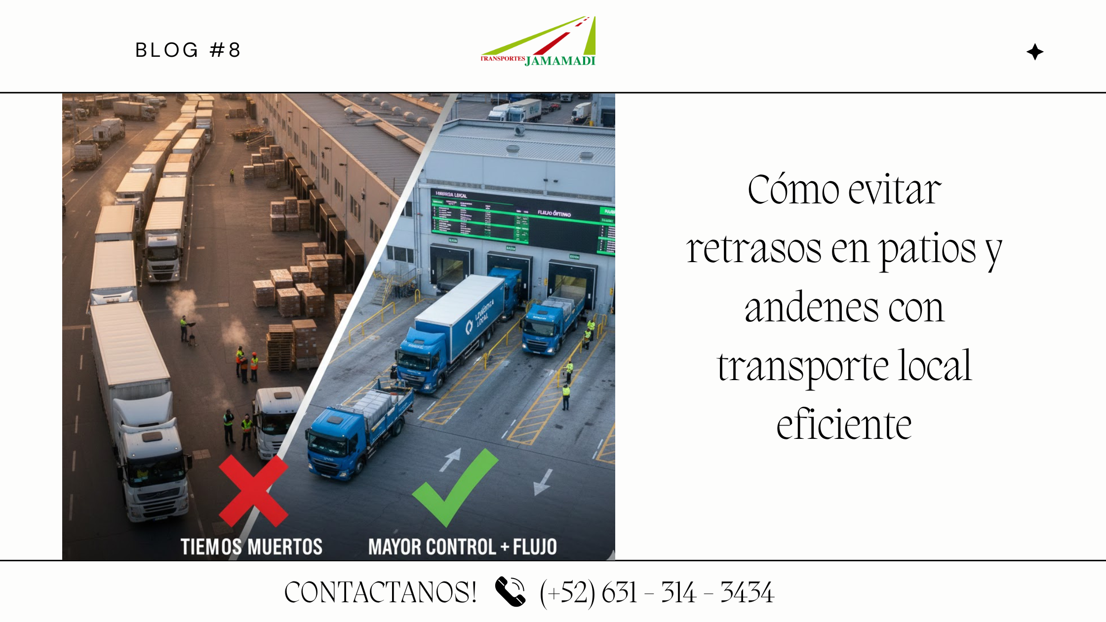 Cómo evitar retrasos en patios y andenes con transporte local
