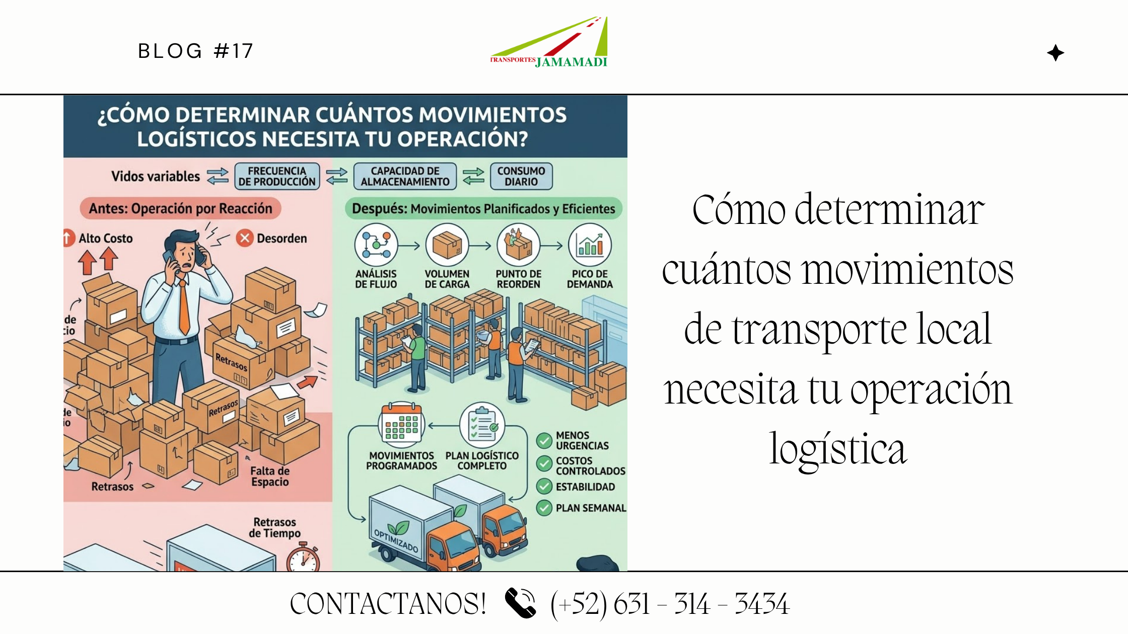 Cómo determinar cuántos movimientos de transporte local necesita tu operación logística