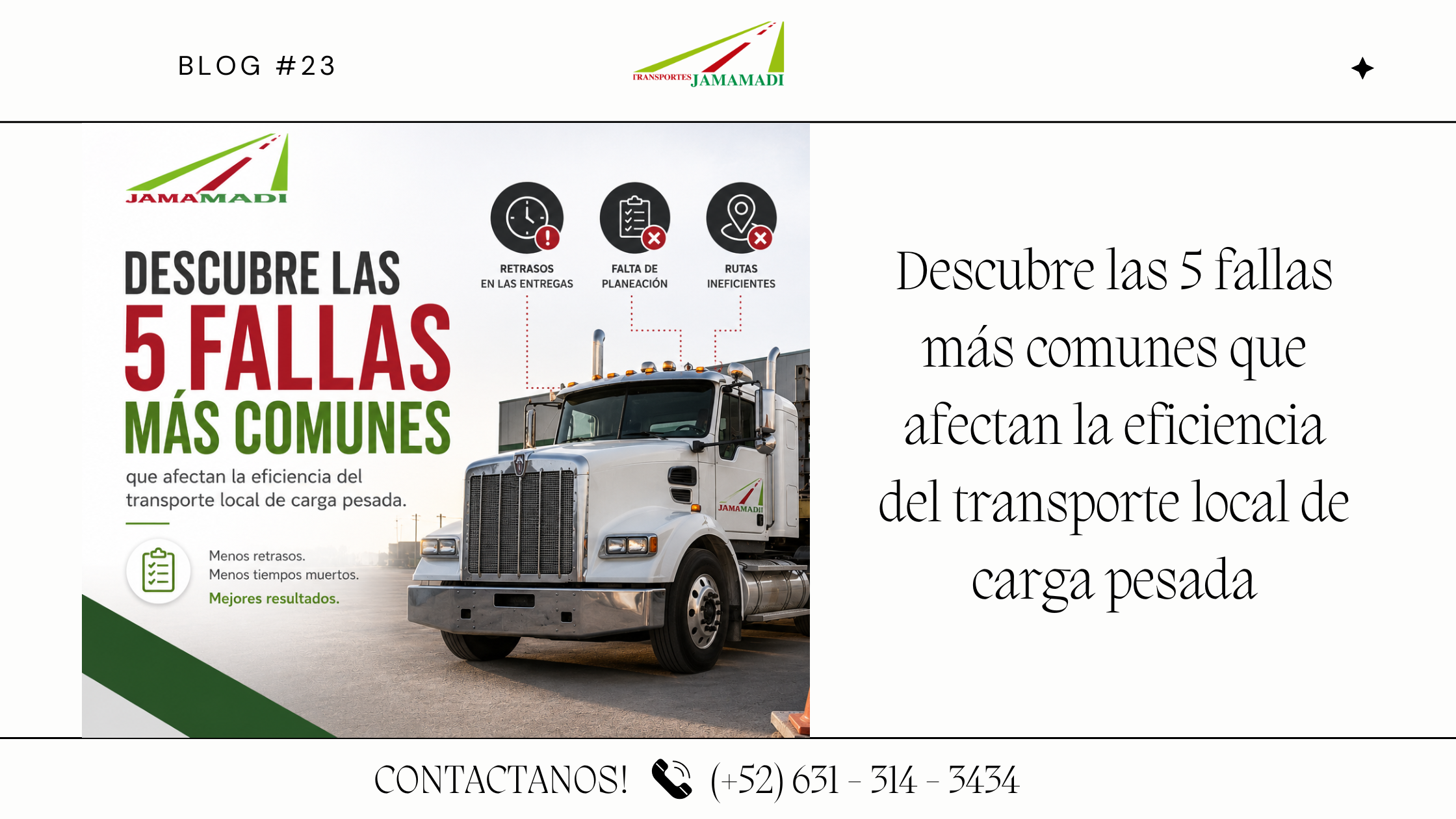 5 cosas que están haciendo más ineficiente tu transporte local de carga pesada (y probablemente no lo has notado)