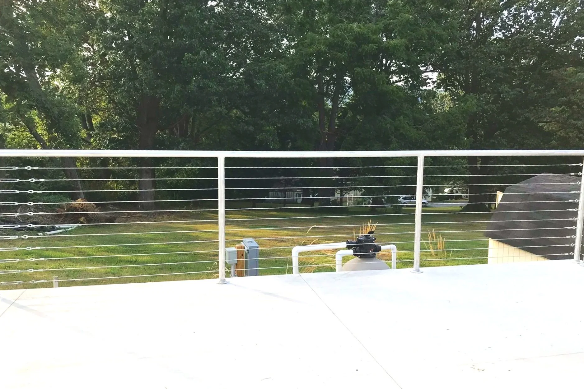 residential fencing, privacy, cable