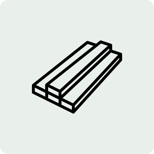 Line drawing of a box with two hearts on the front, containing a ruler, apple, and bottles.