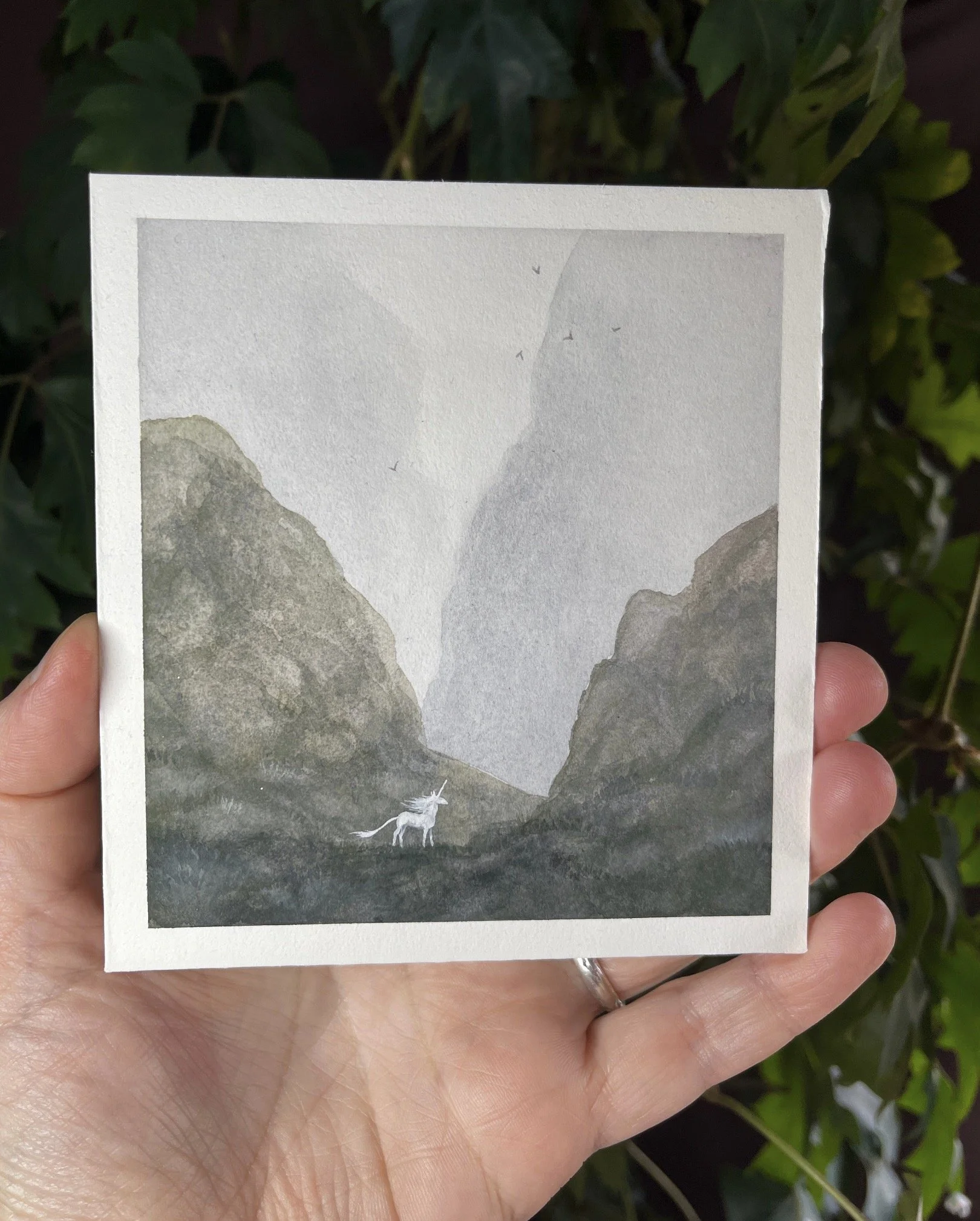 Home Turf - Unframed Watercolour Painting