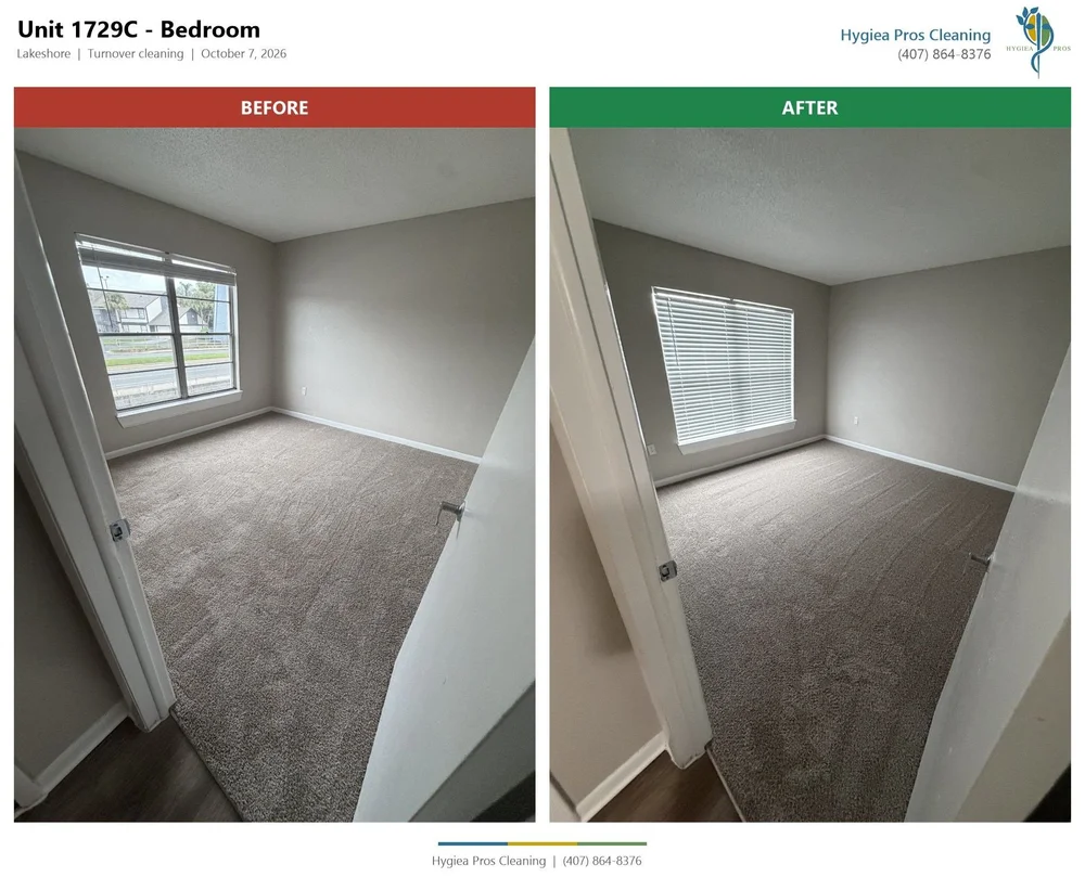Before and after apartment bedroom