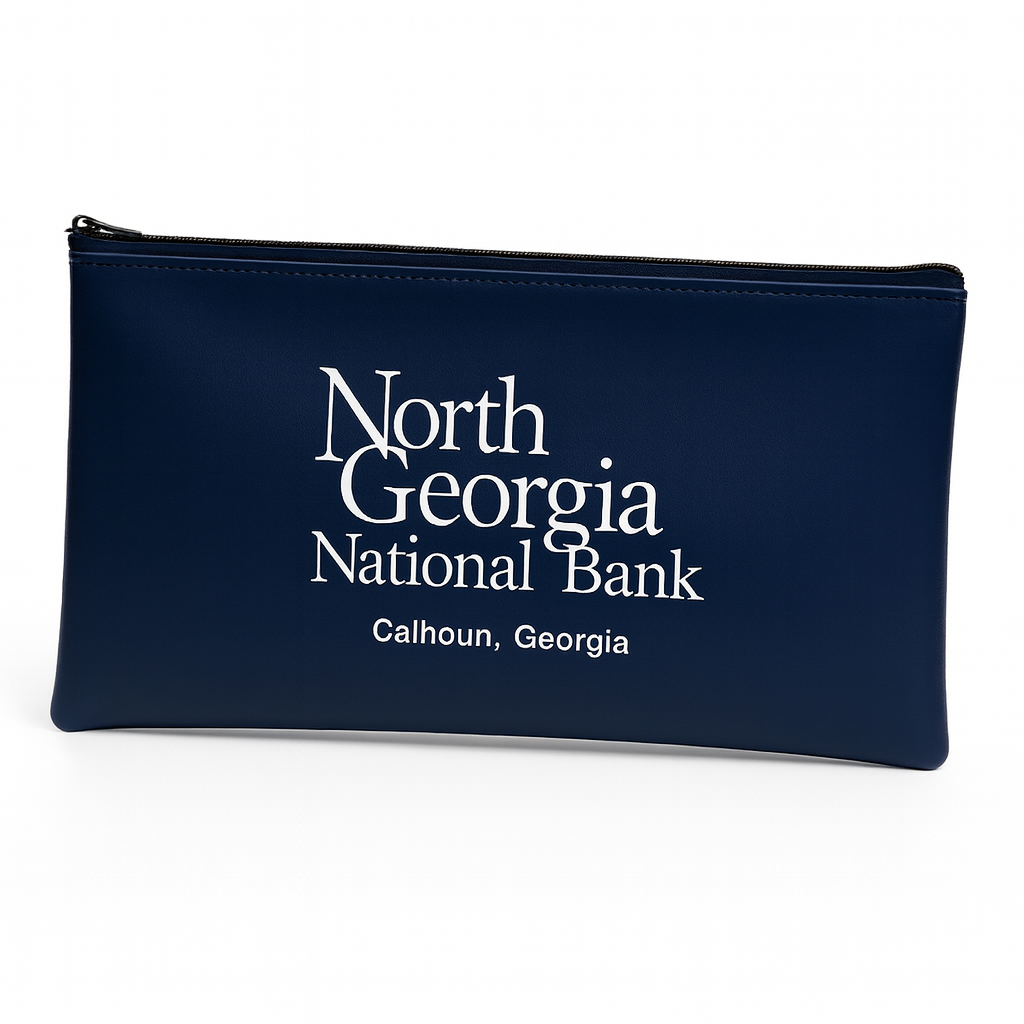 Vinyl Wallet-Style Zipper Top Bags