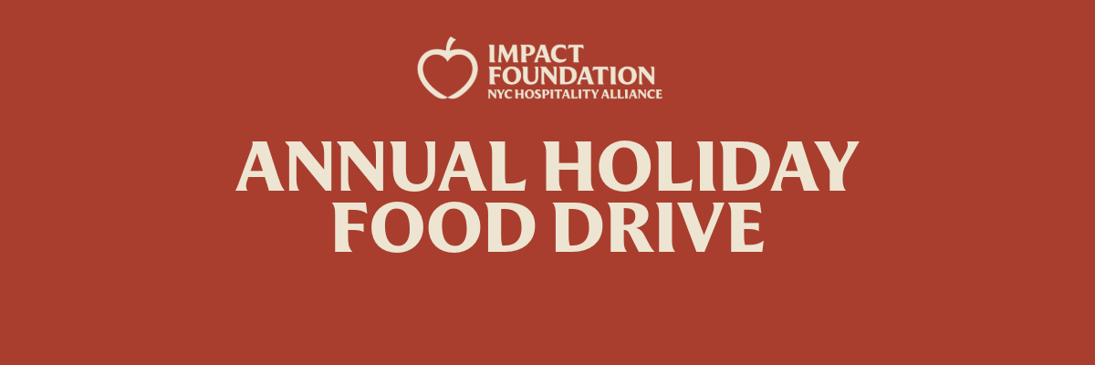 Impact Foundation-3-Annual Holiday Food Drive banner