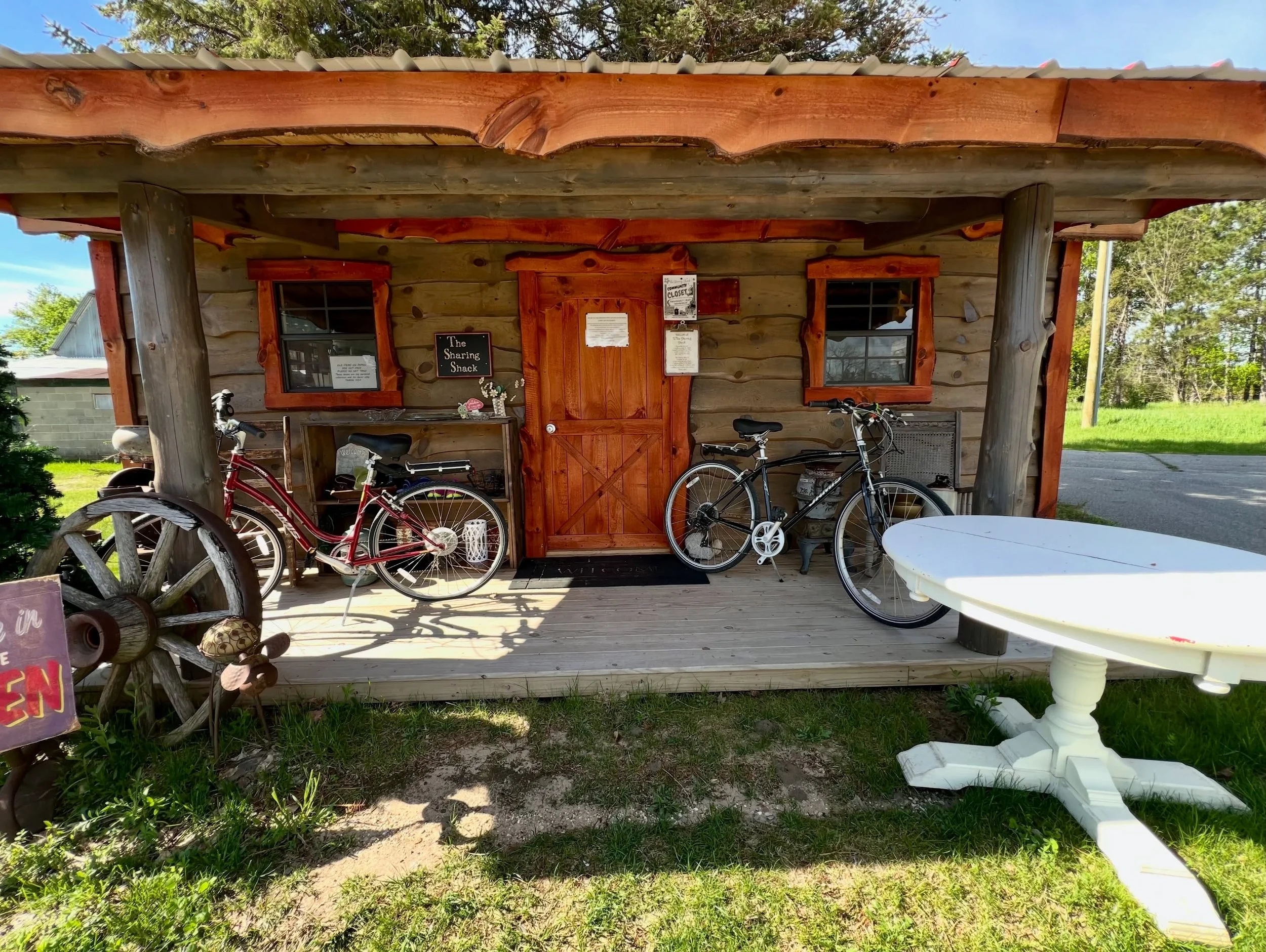 2 nice bicycles available at The Sharing Shack this Thursday morning! No holds - grab now!