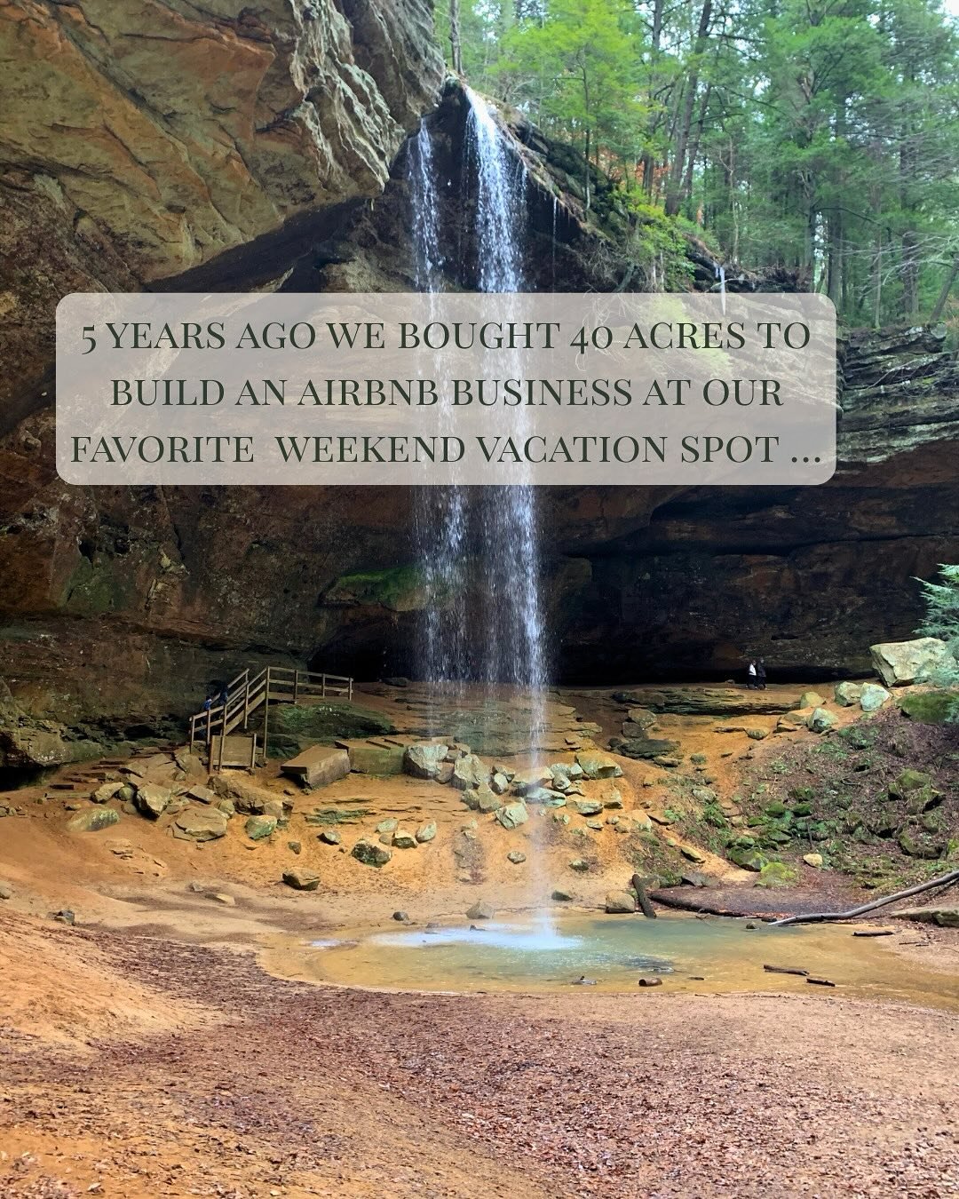 40 acres, 10 modern cabins, 4 years from purchase to completion. I called Wilder at Hocking Hills my third baby until, in the middle of it, I actually had my third baby 🤣. 
.
#airbnbconsulting #airbnbinteriors #investmentproperties #investmentproper