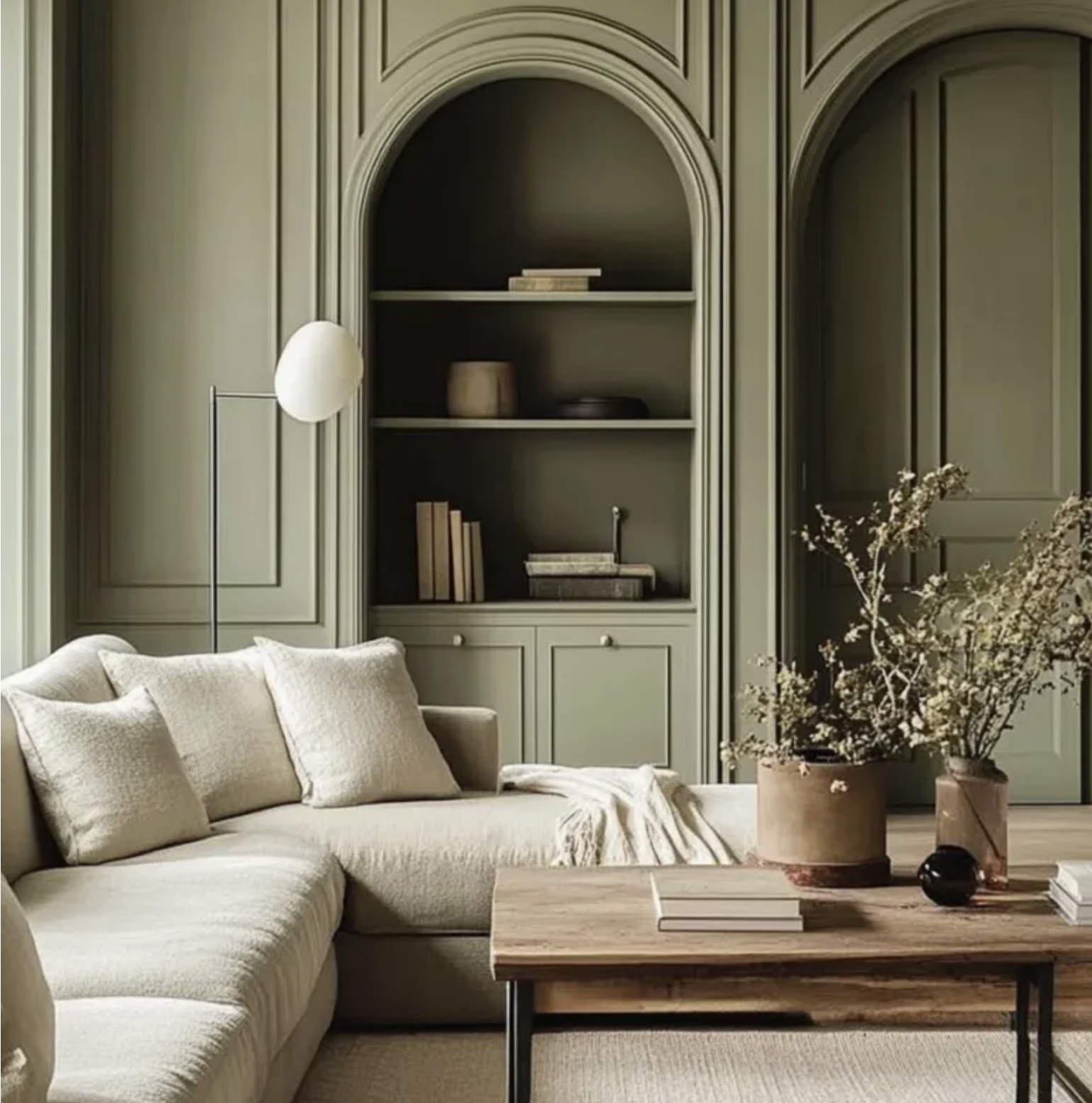 Beti Studio Biophilic living room traditional