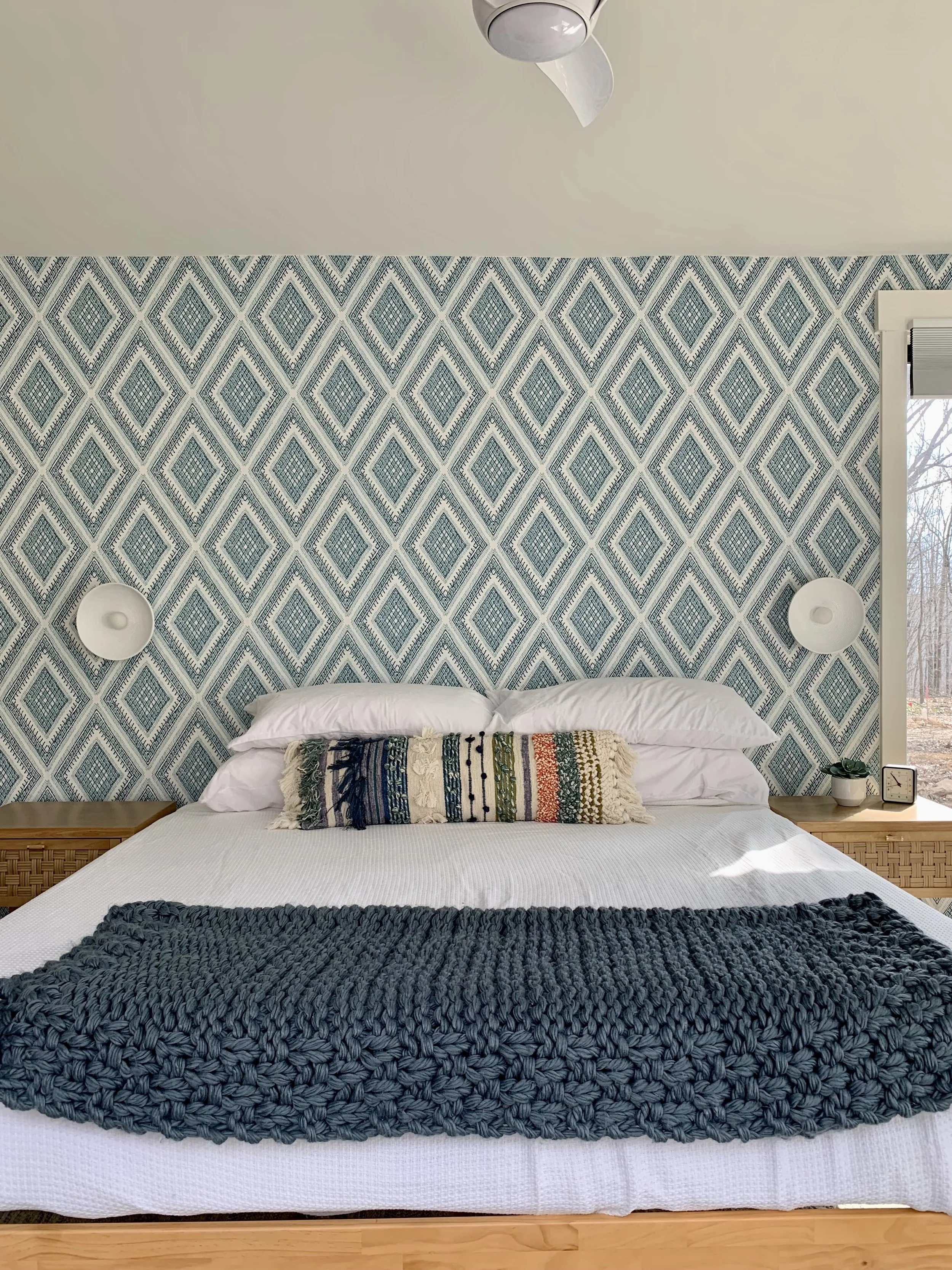 Blue modern wallpaper STR design