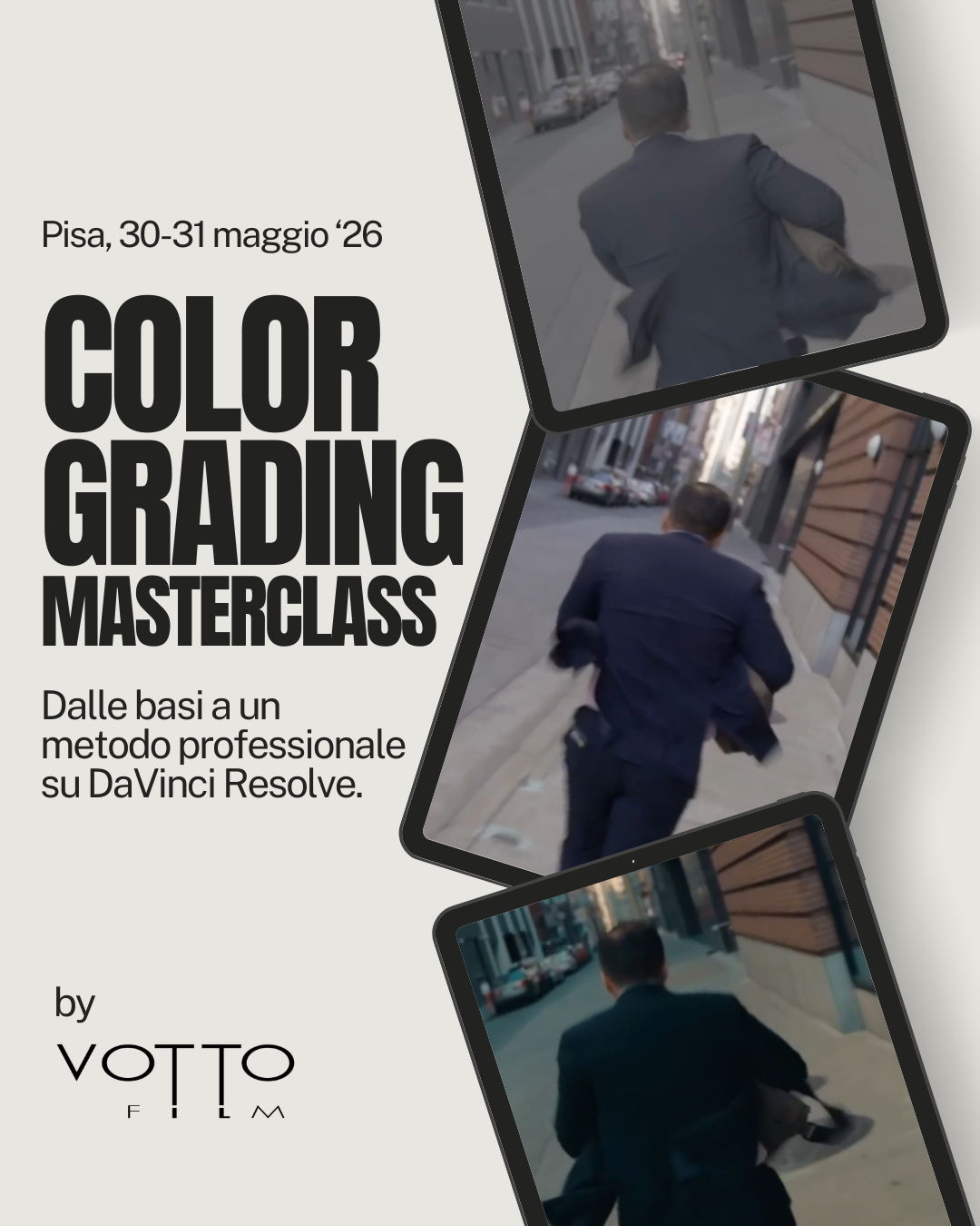 Corso Color Grading Pisa