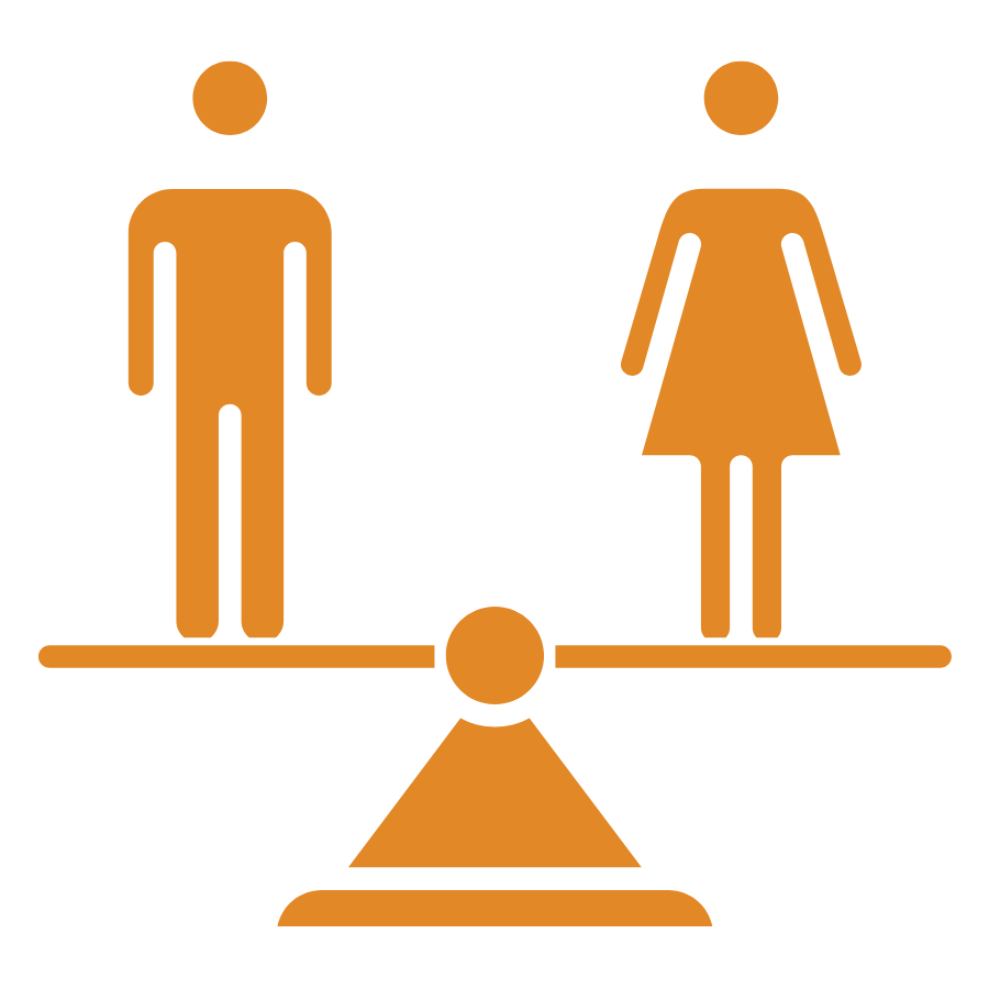 Diversity, equity, and inclusion icon representing BSP's commitment as an equal-opportunity employer