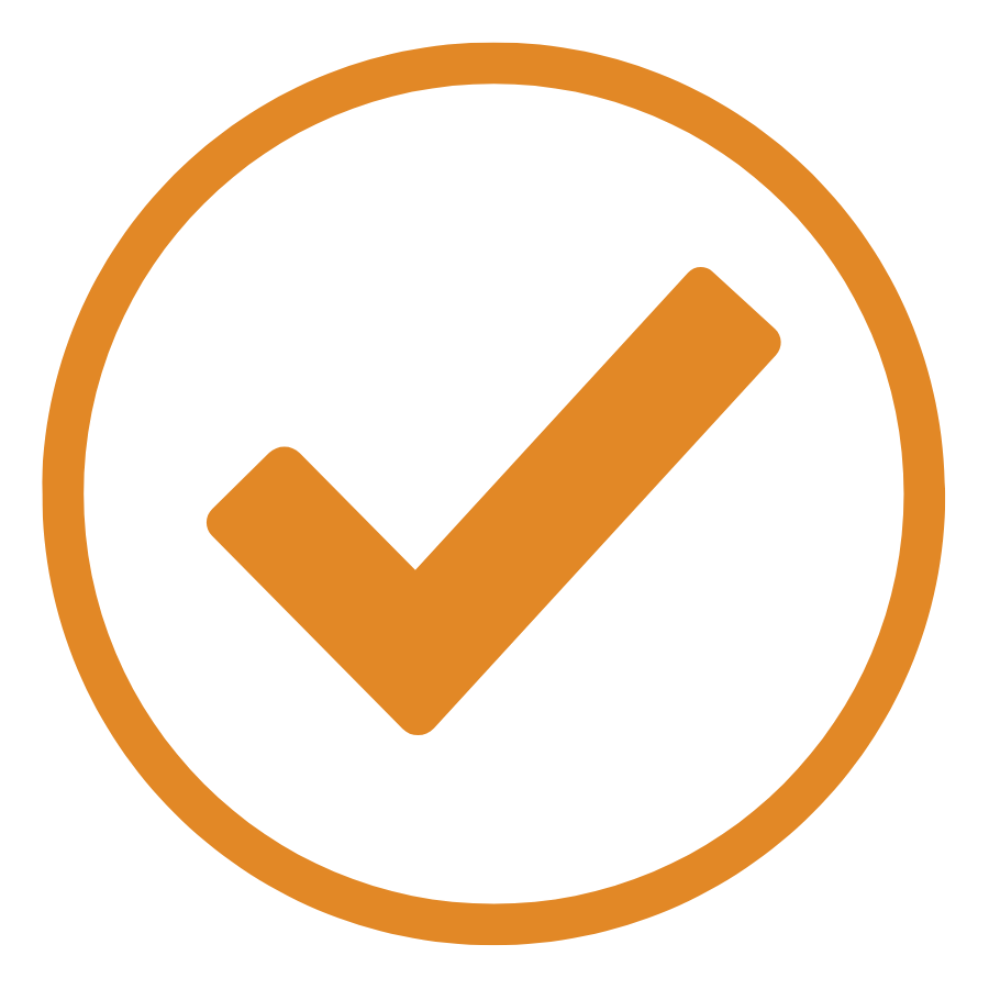 Checkmark icon for trust and integrity